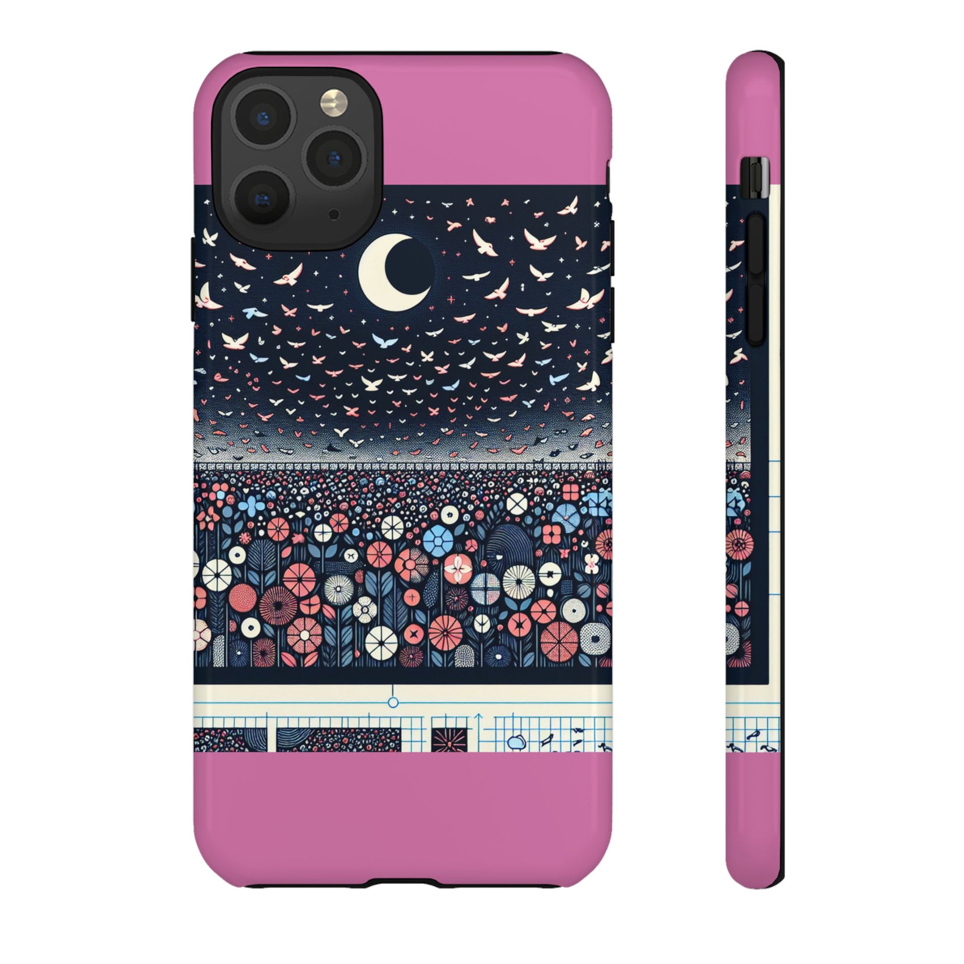 Floral Phone Case, Tough Cases for iPhone, Nature-Inspired Design, Gift for Her, Stylish Protection, Trending Accessory