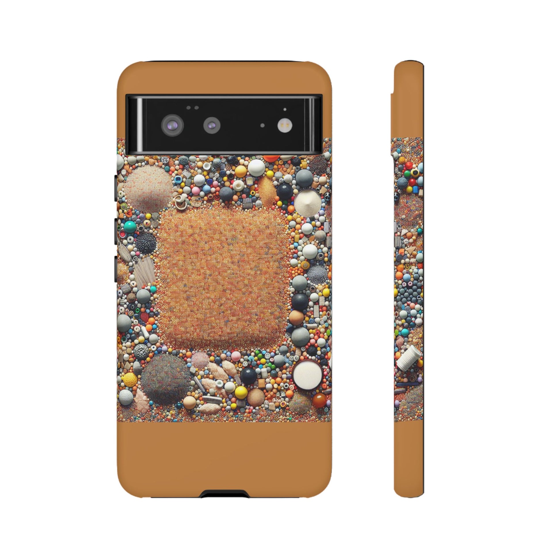 Colorful Phone Case with Unique Texture, Tough Case, Phone Accessory, Trendy Design, Gift for Tech Lovers, Durable Protection