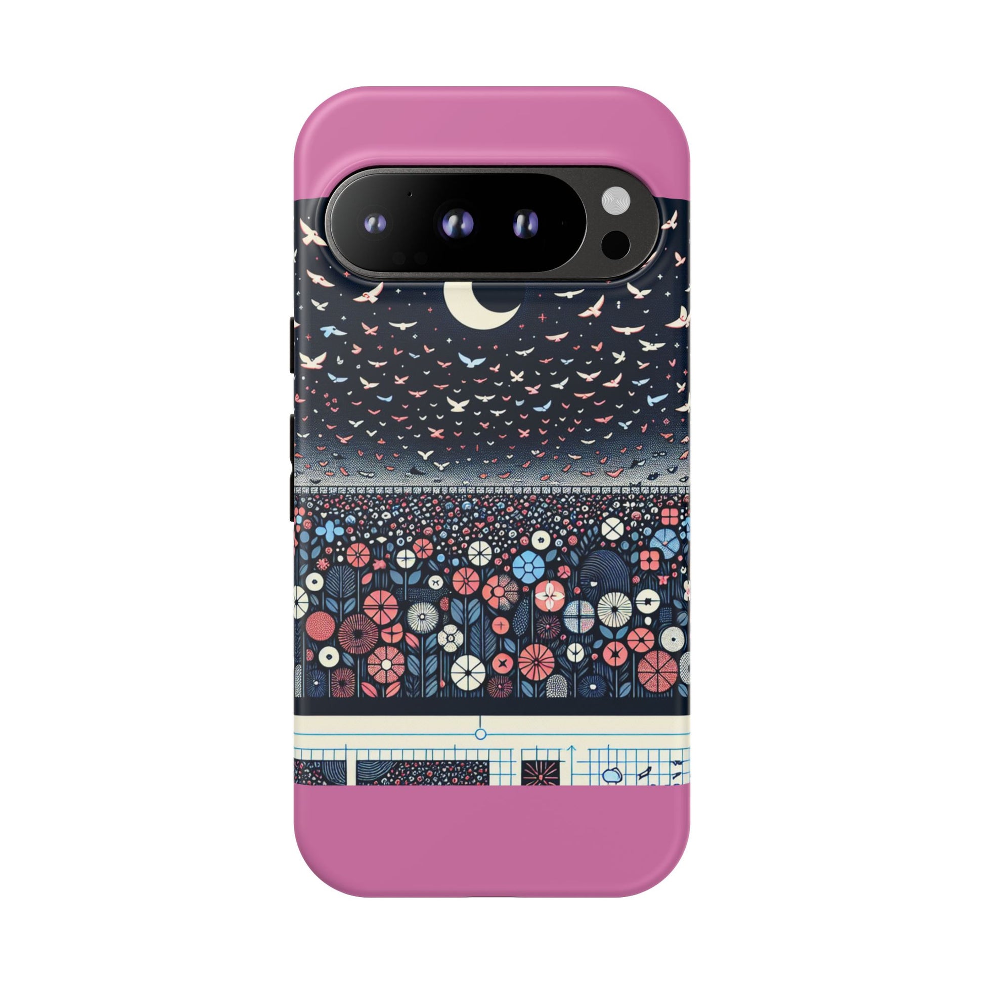 Floral Phone Case, Tough Cases for iPhone, Nature-Inspired Design, Gift for Her, Stylish Protection, Trending Accessory