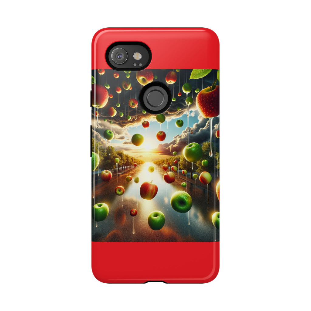 Vibrant Phone Case with Artistic Apple Design, Unique Gift for Art Lovers, Trendy Accessory for Any Occasion, Stylish Smartphone Cover