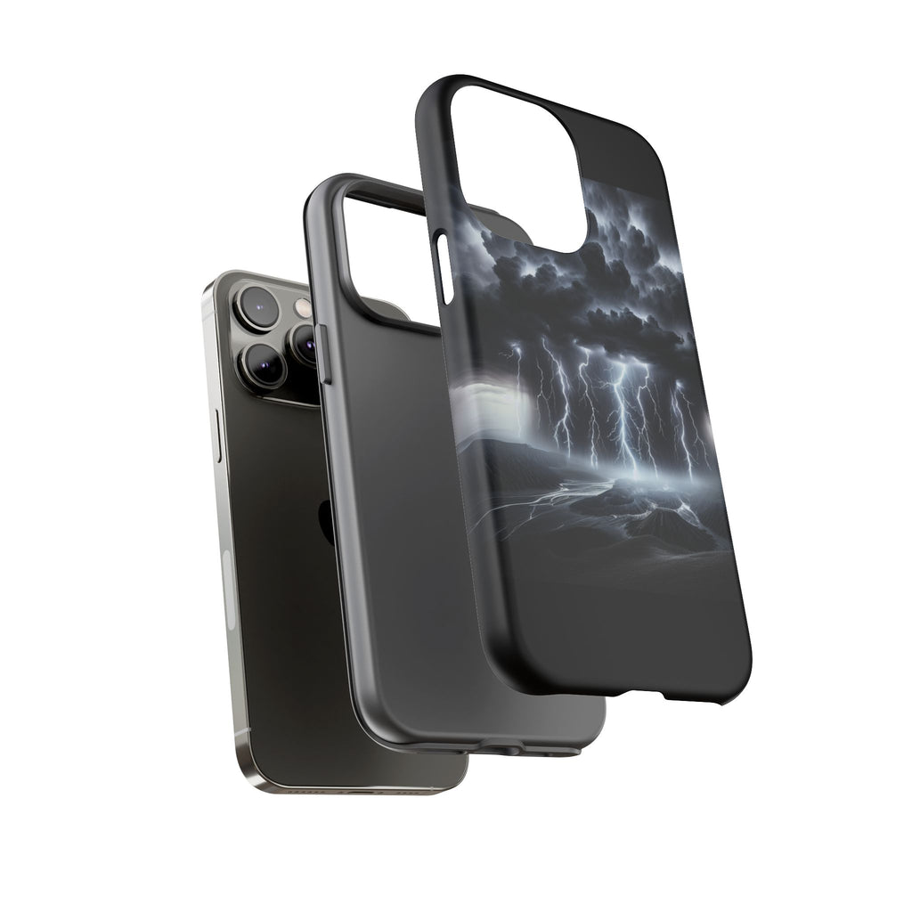 Tough Cases for the Bold: Stormy Thunder Phone Case, Lightning Protection, Durable Cover for Adventurers, Unique Gift for Nature [...]
