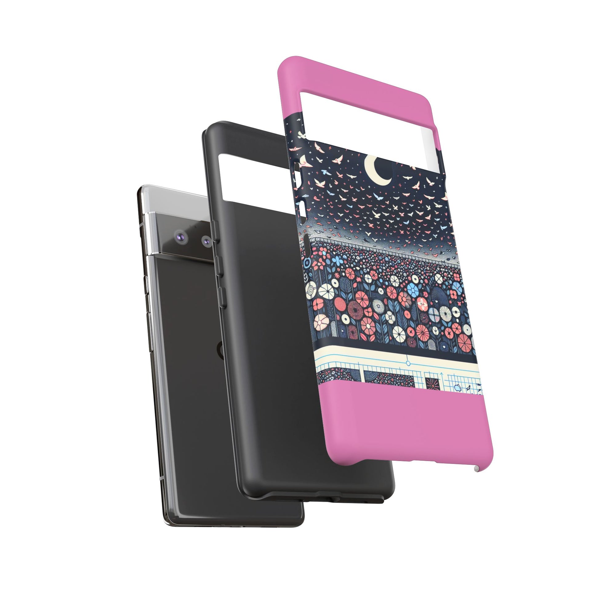 Floral Phone Case, Tough Cases for iPhone, Nature-Inspired Design, Gift for Her, Stylish Protection, Trending Accessory