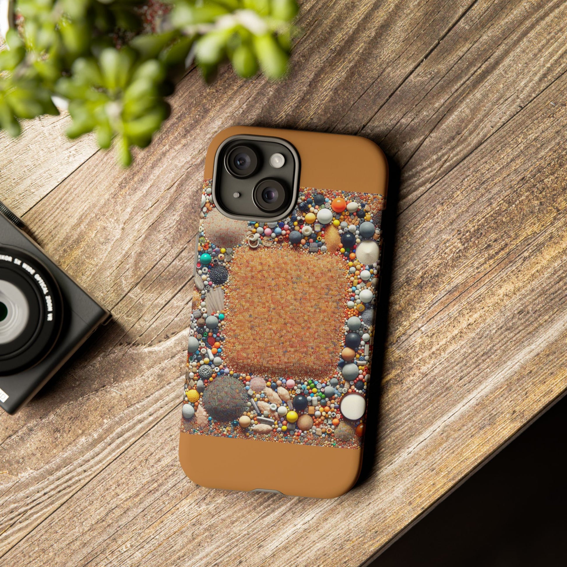 Colorful Phone Case with Unique Texture, Tough Case, Phone Accessory, Trendy Design, Gift for Tech Lovers, Durable Protection