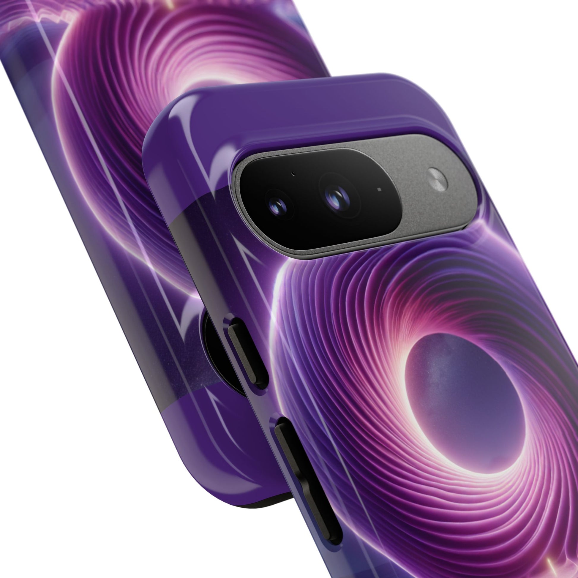 Colorful Phone Case with Swirling Design, Tough Phone Cover, Cosmic Phone Protector, Unique Gift for Tech Lovers, Stylish Smartphone Shell