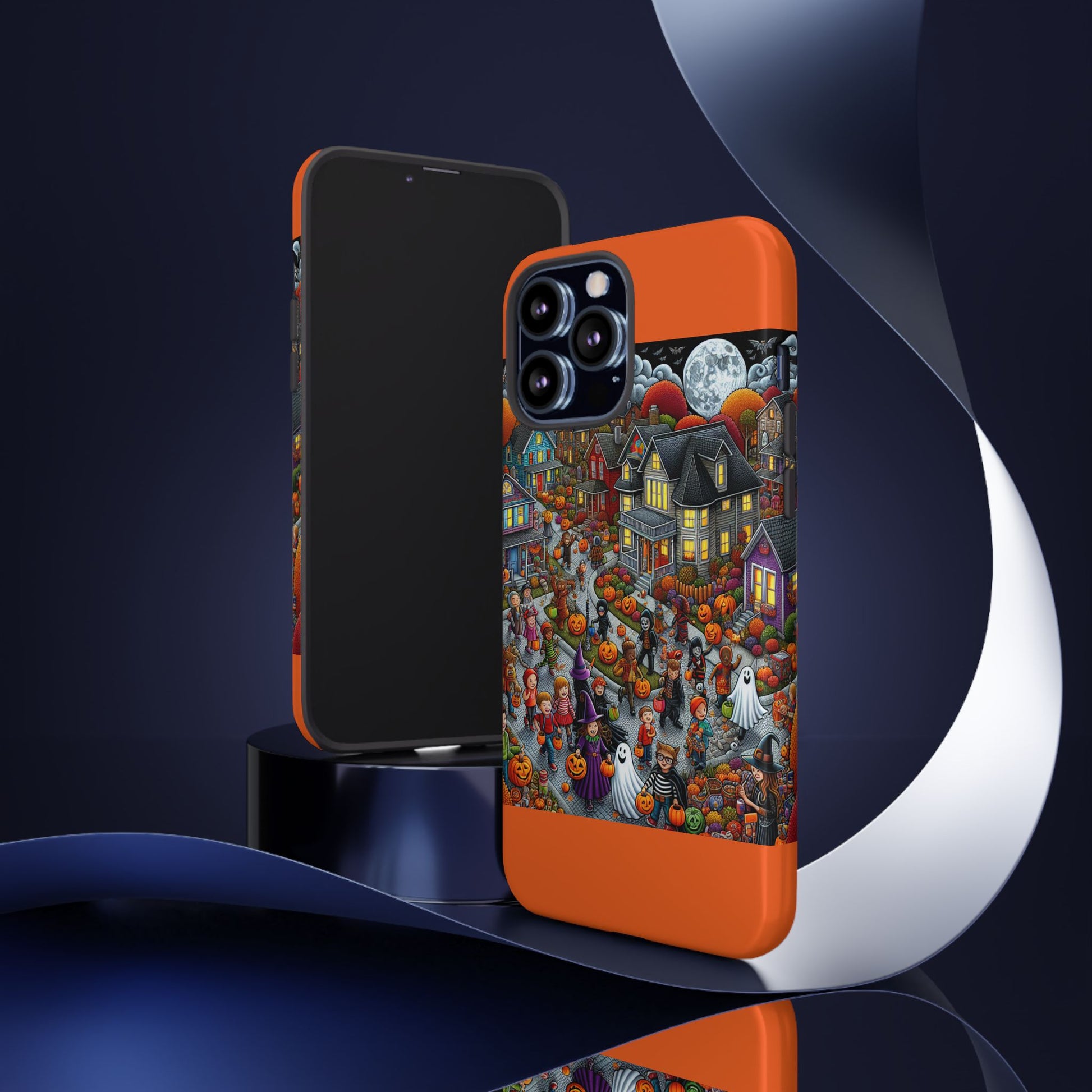 Halloween Phone Case, Tough Cases for Spooky Season, Fall Decor, Trick or Treat, Pumpkin Lovers, Ghost Design