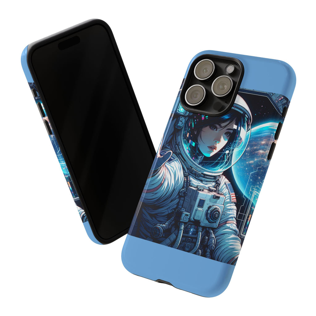 Astronaut Phone Case, Space-Themed Tough Case, Unique Gift for Science Lovers, Trendy Protection for Smartphones, Cool Tech Accessories