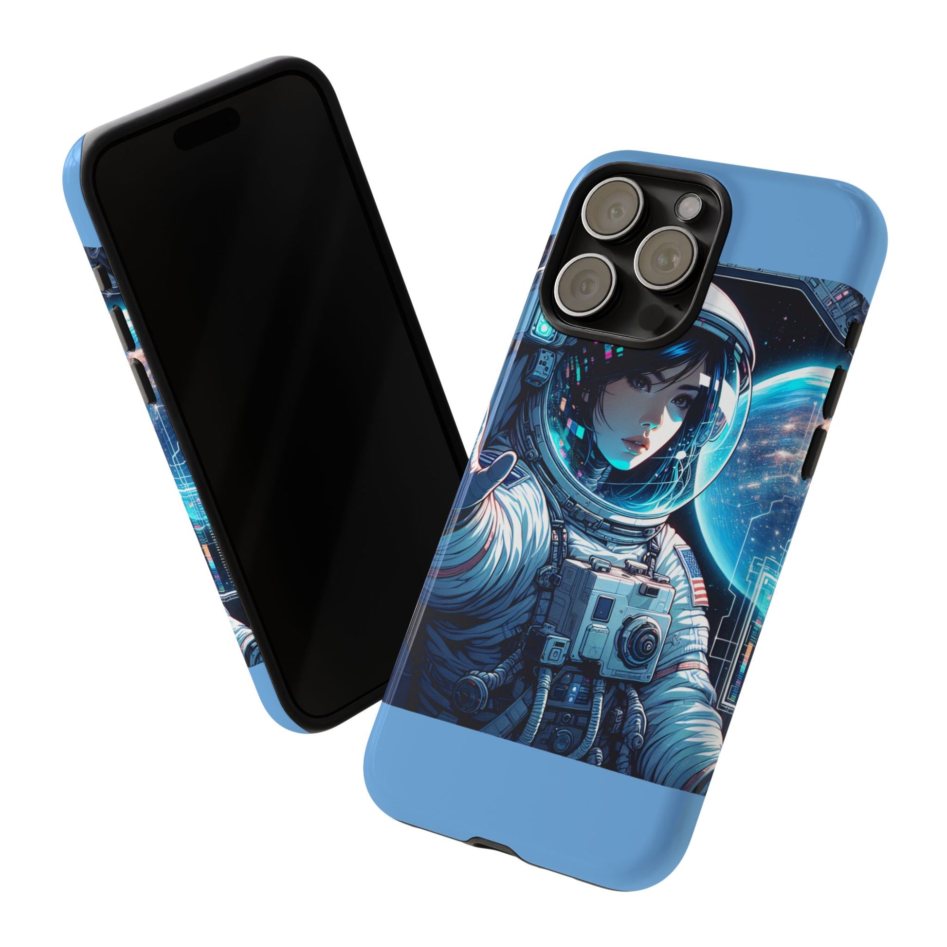 Astronaut Phone Case, Space-Themed Tough Case, Unique Gift for Science Lovers, Trendy Protection for Smartphones, Cool Tech Accessories