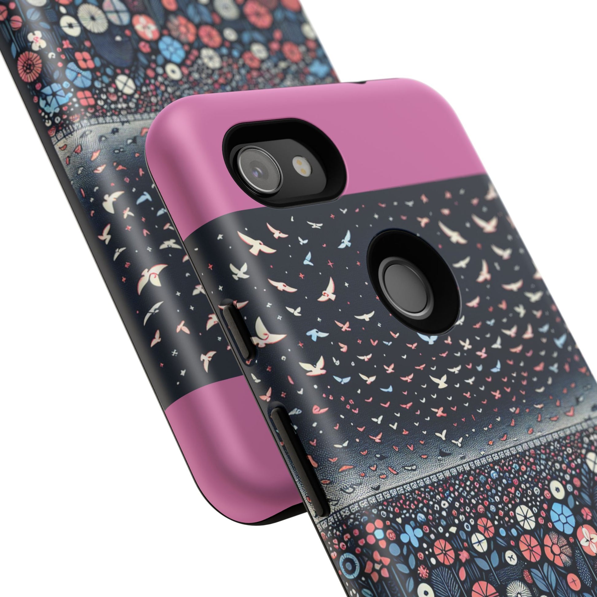 Floral Phone Case, Tough Cases for iPhone, Nature-Inspired Design, Gift for Her, Stylish Protection, Trending Accessory