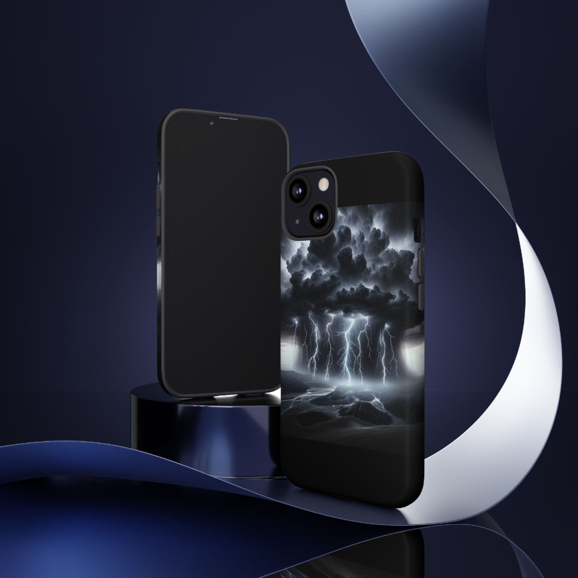 Tough Cases for the Bold: Stormy Thunder Phone Case, Lightning Protection, Durable Cover for Adventurers, Unique Gift for Nature [...]