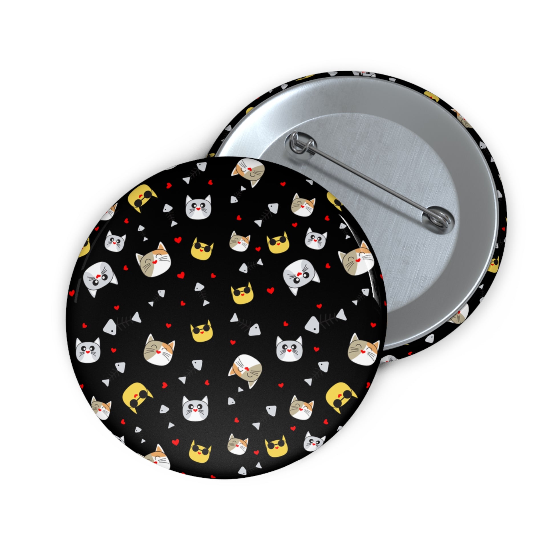 Custom Cat-Themed Pin Buttons, Cute Button Badges, Cat Lover Gifts, Fun Fashion Accessories, Party Favors, Unique Decor