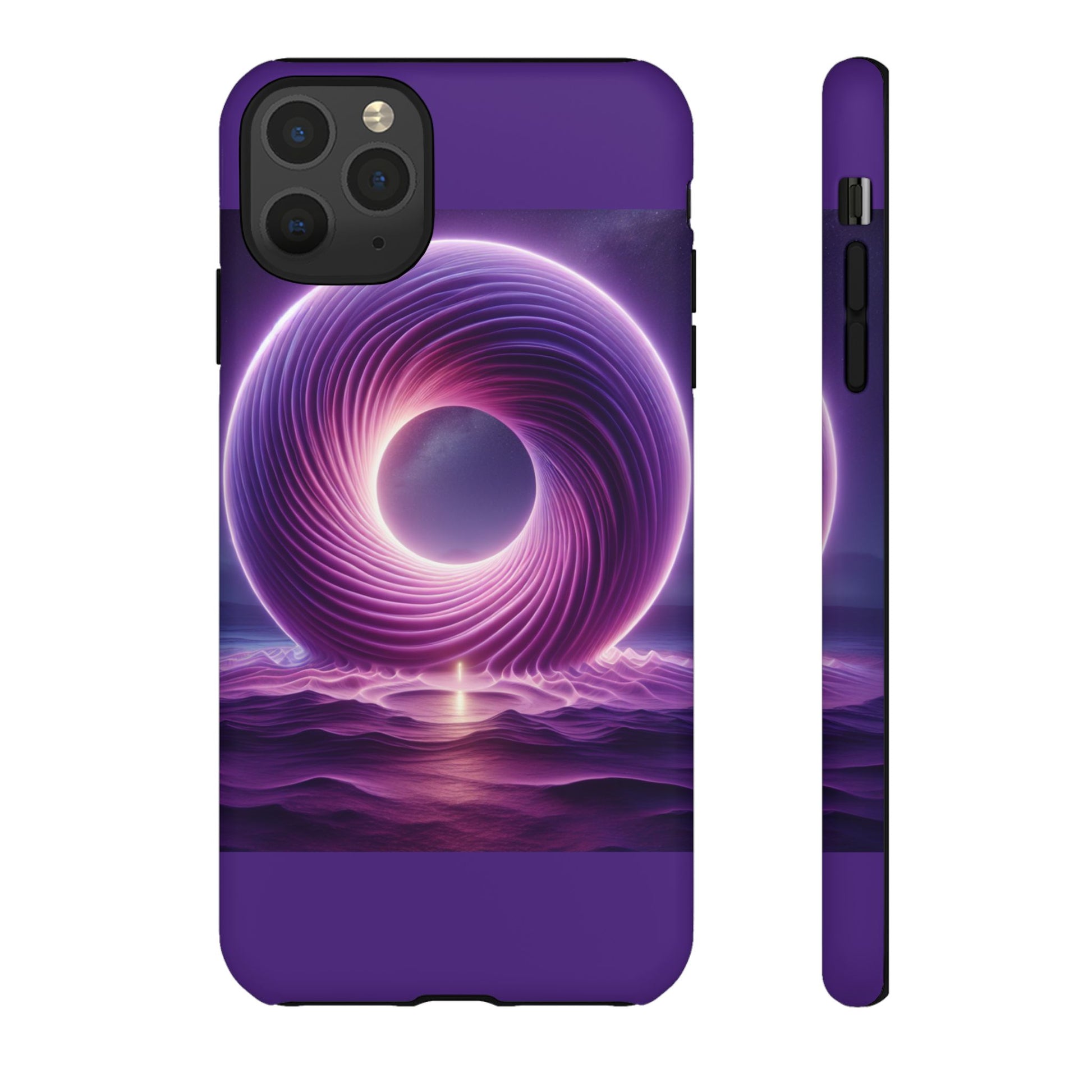 Colorful Phone Case with Swirling Design, Tough Phone Cover, Cosmic Phone Protector, Unique Gift for Tech Lovers, Stylish Smartphone Shell