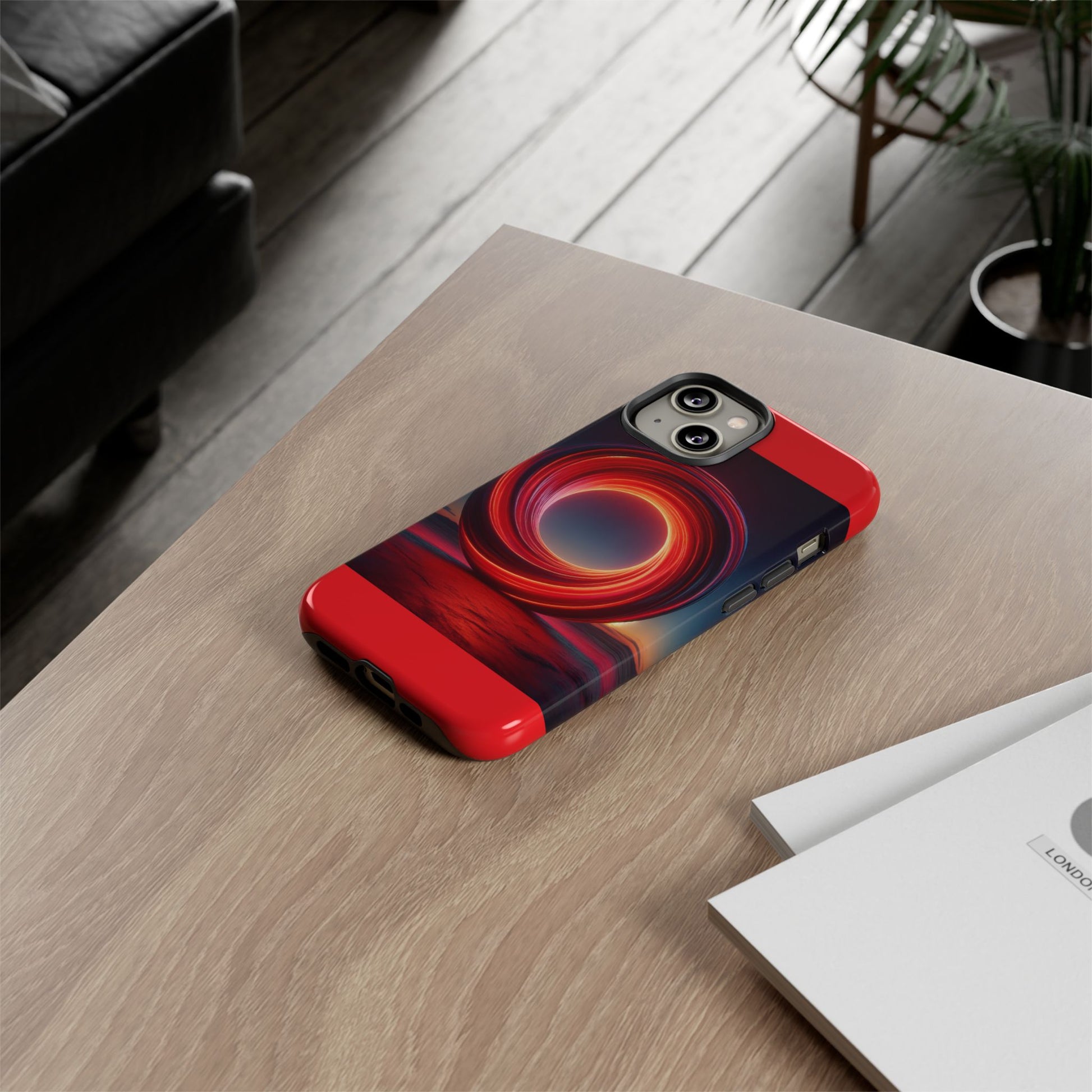 Vibrant Phone Case with Abstract Design, Tough Cases for Tech Lovers, Sleek Protection, Gift for Friends, Customizable Mobile Accessory