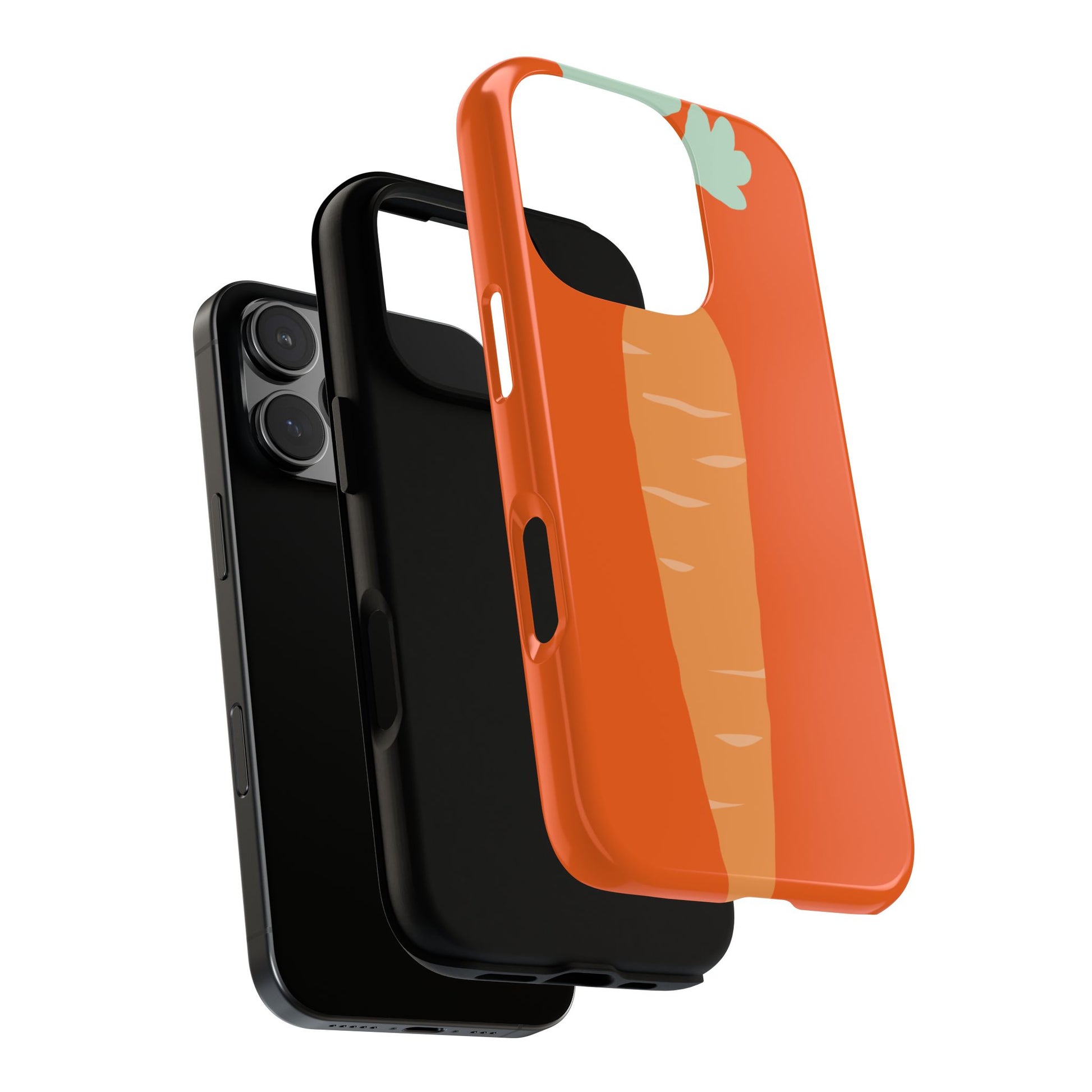 Tough Cases Carrot Phone Case, Cute Smartphone Cover, Fun Gift for Garden Lovers, Fall Decor, Vegan Accessories, Colorful Case