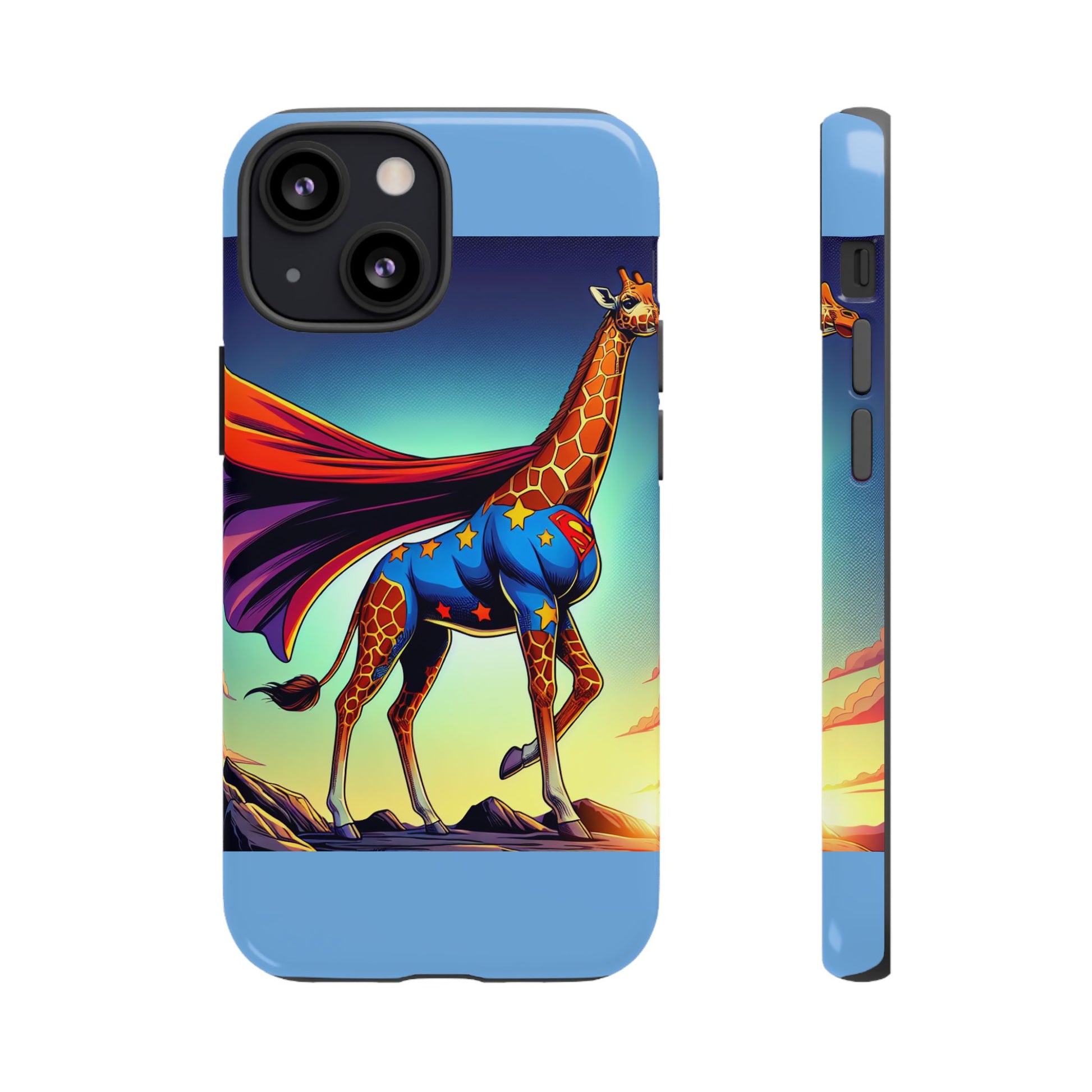 Superhero Giraffe Phone Case | Tough Cases, Unique Gifts, Animal Lover Accessories, Fun Tech Protectors, Cute Phone Covers, Birthday Gift