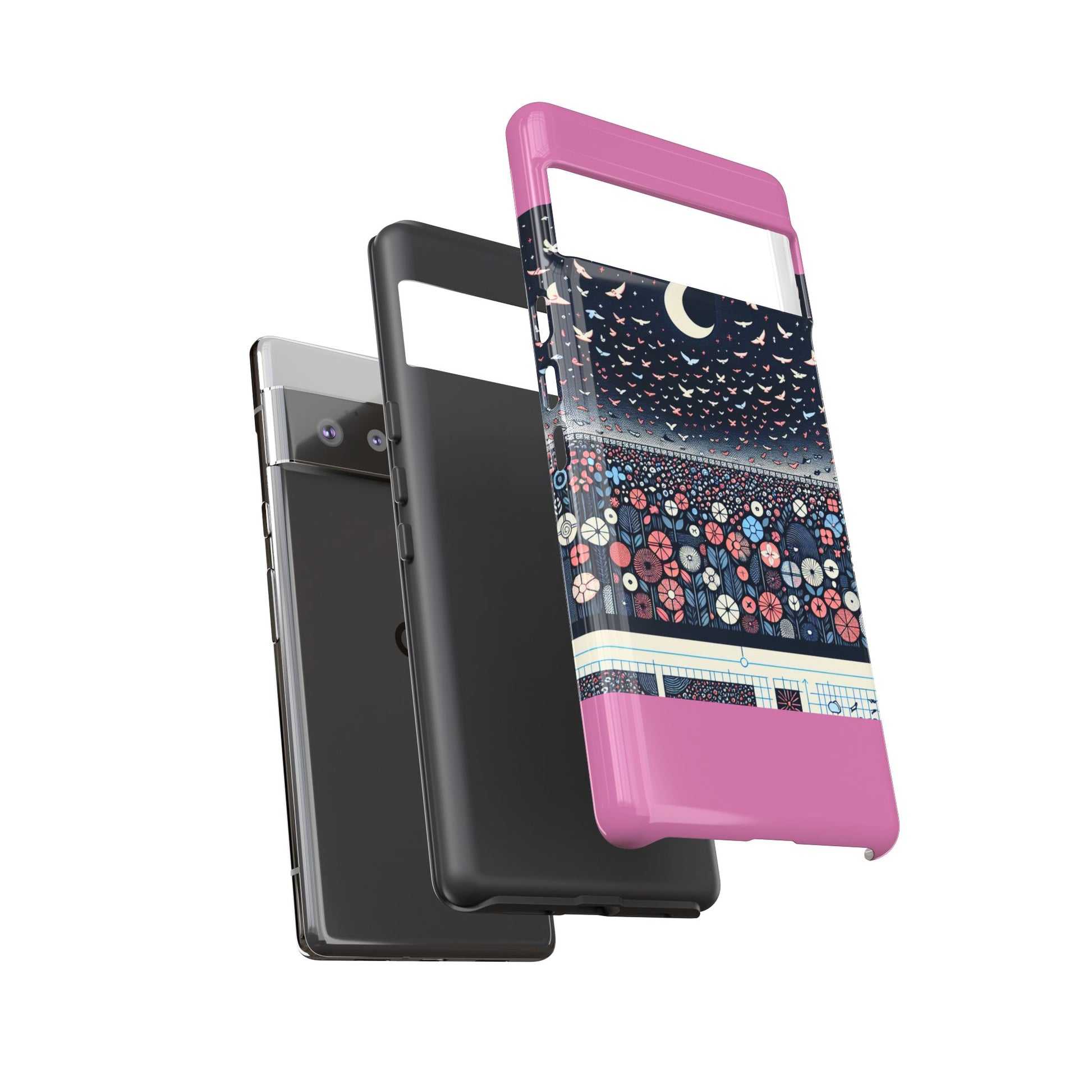 Floral Phone Case, Tough Cases for iPhone, Nature-Inspired Design, Gift for Her, Stylish Protection, Trending Accessory