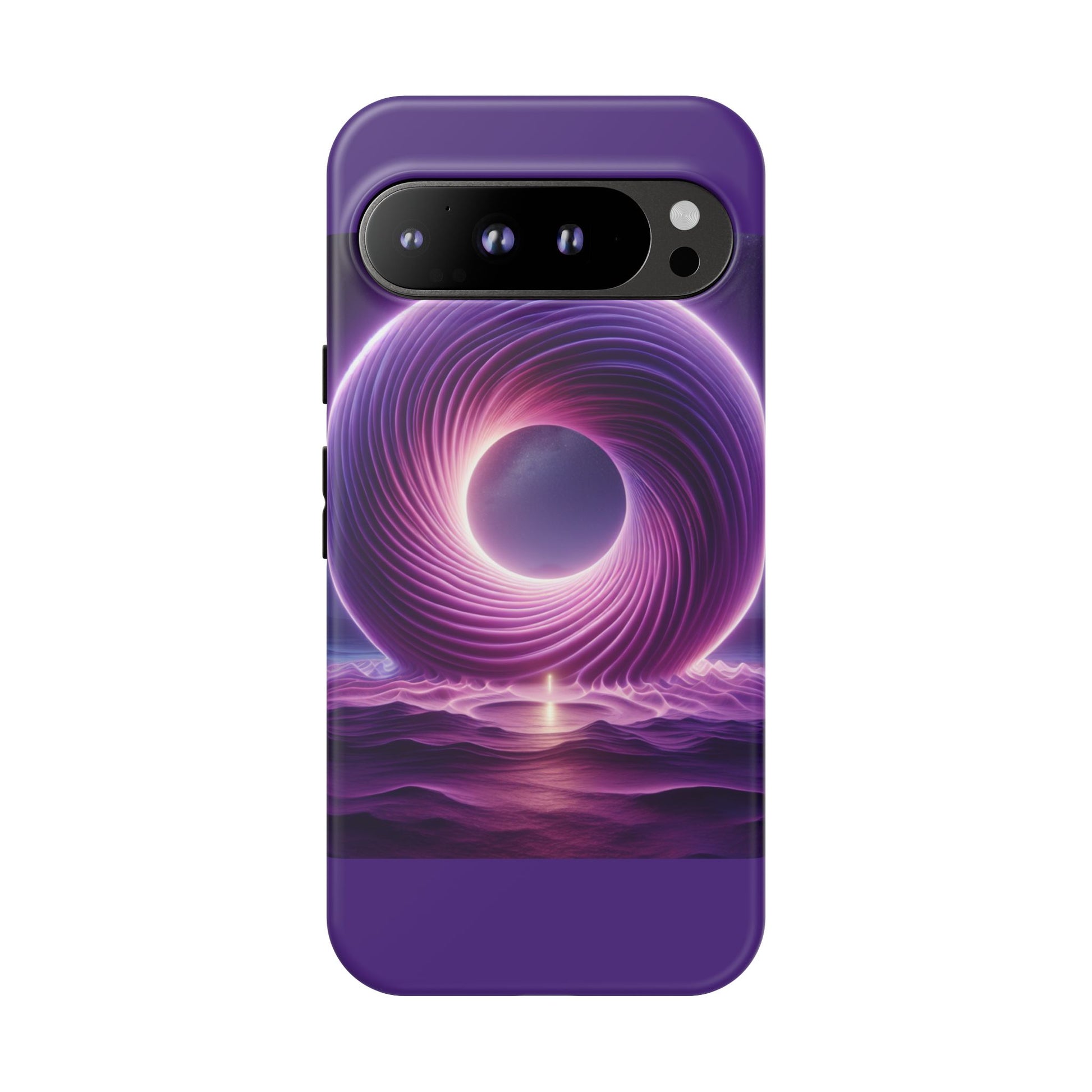 Colorful Phone Case with Swirling Design, Tough Phone Cover, Cosmic Phone Protector, Unique Gift for Tech Lovers, Stylish Smartphone Shell