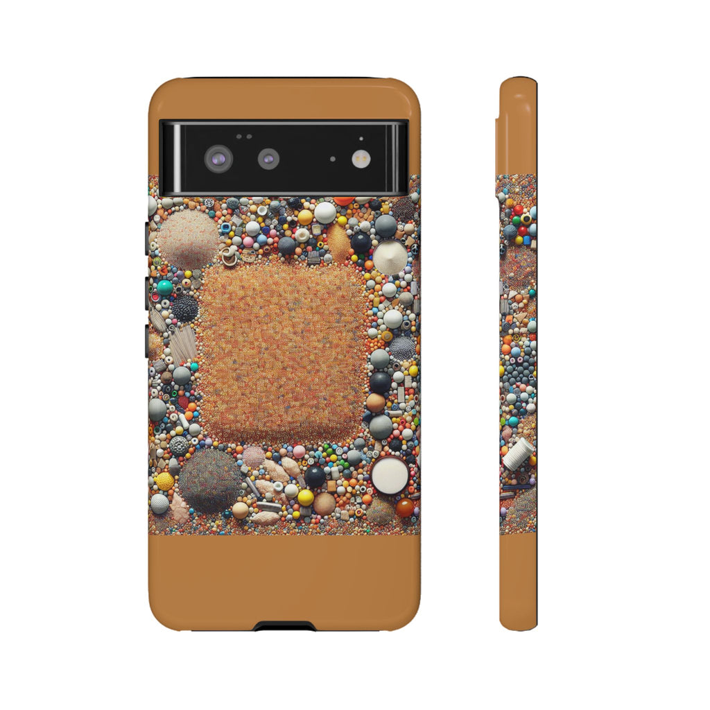 Colorful Phone Case with Unique Texture, Tough Case, Phone Accessory, Trendy Design, Gift for Tech Lovers, Durable Protection