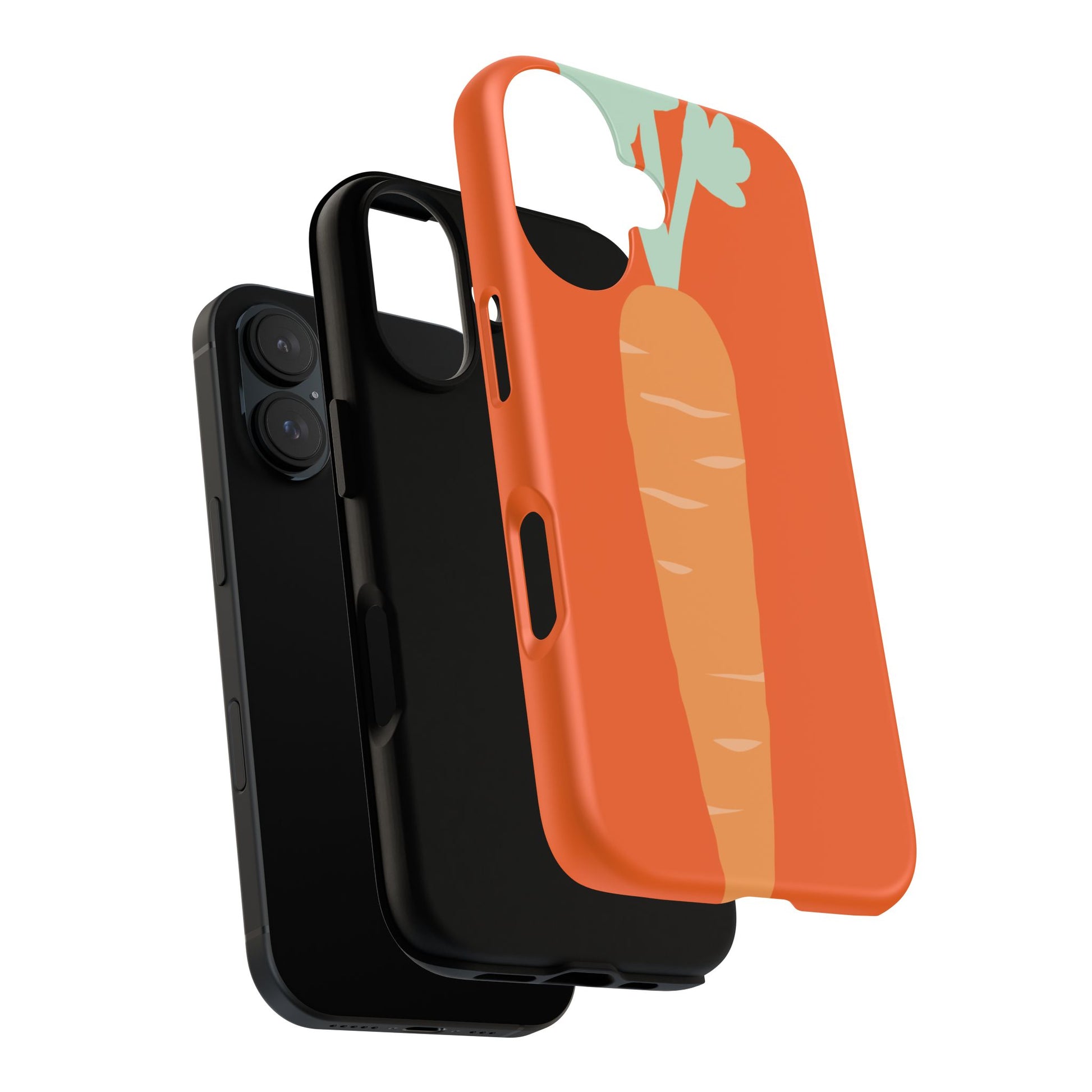 Tough Cases Carrot Phone Case, Cute Smartphone Cover, Fun Gift for Garden Lovers, Fall Decor, Vegan Accessories, Colorful Case