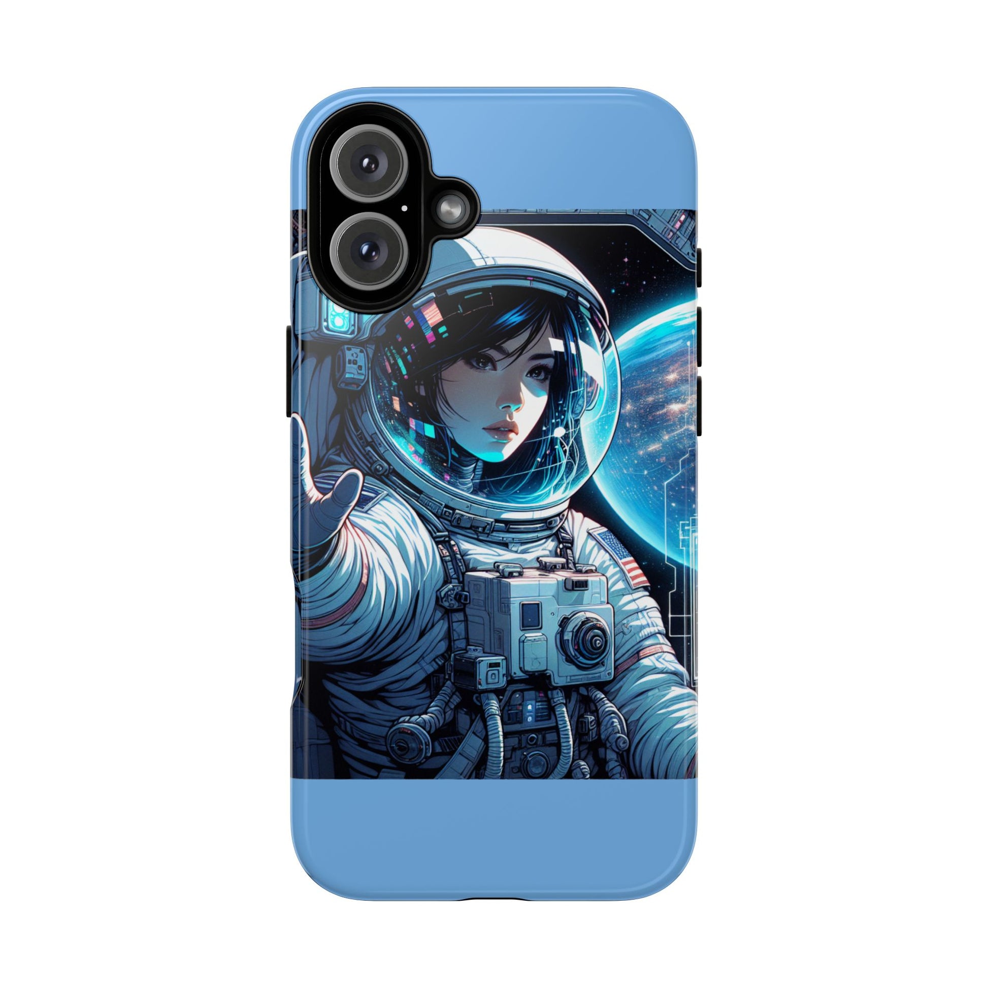 Astronaut Phone Case, Space-Themed Tough Case, Unique Gift for Science Lovers, Trendy Protection for Smartphones, Cool Tech Accessories