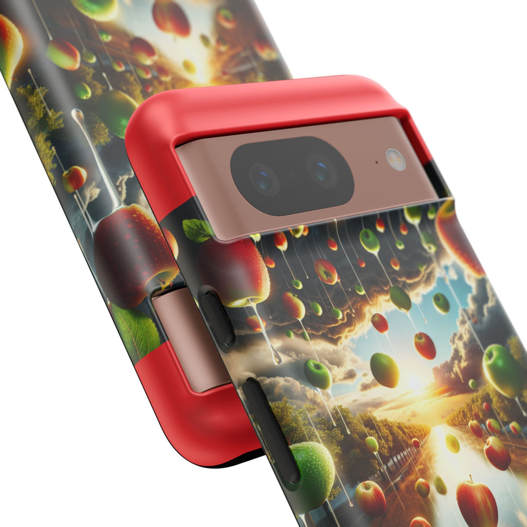 Vibrant Phone Case with Artistic Apple Design, Unique Gift for Art Lovers, Trendy Accessory for Any Occasion, Stylish Smartphone Cover