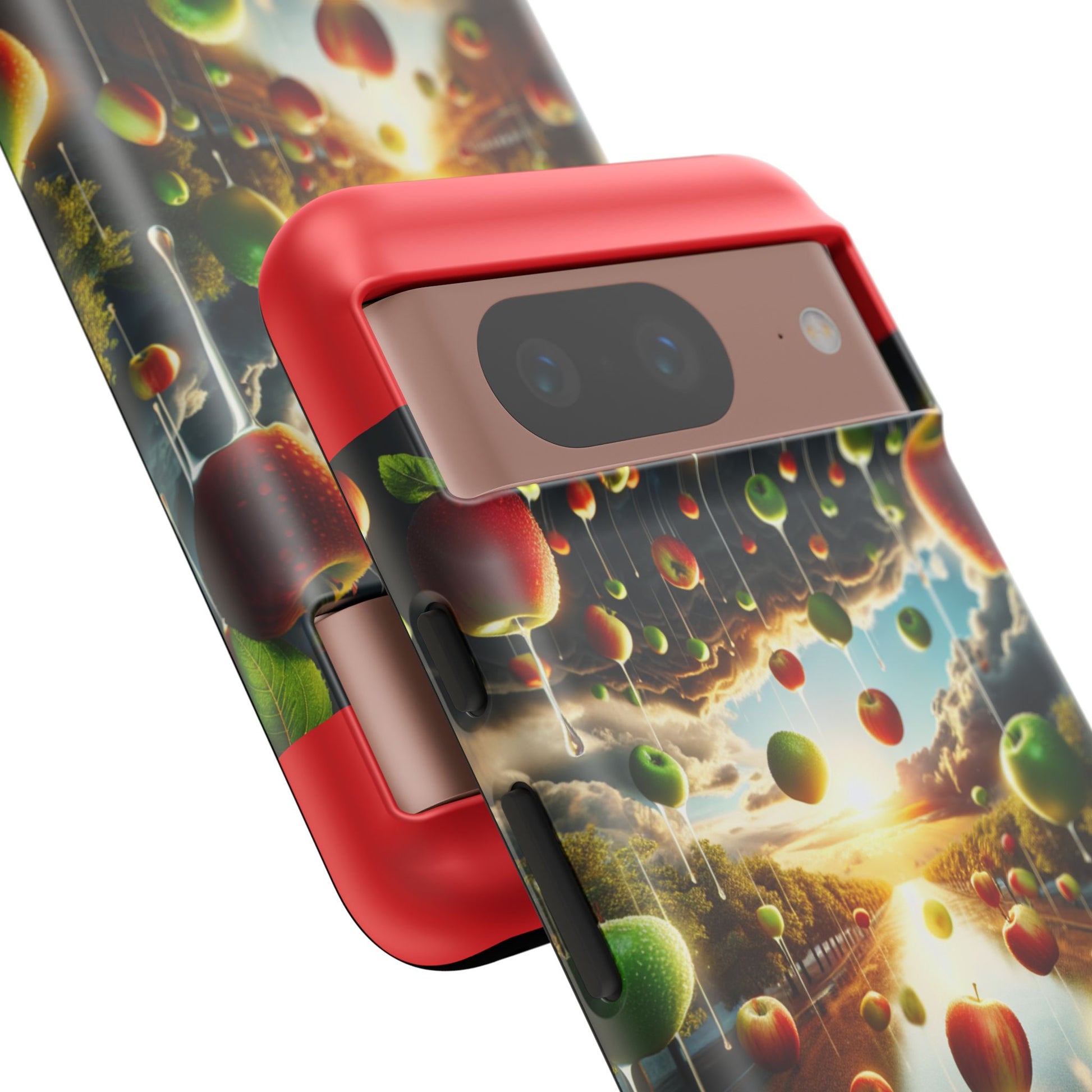 Vibrant Phone Case with Artistic Apple Design, Unique Gift for Art Lovers, Trendy Accessory for Any Occasion, Stylish Smartphone Cover