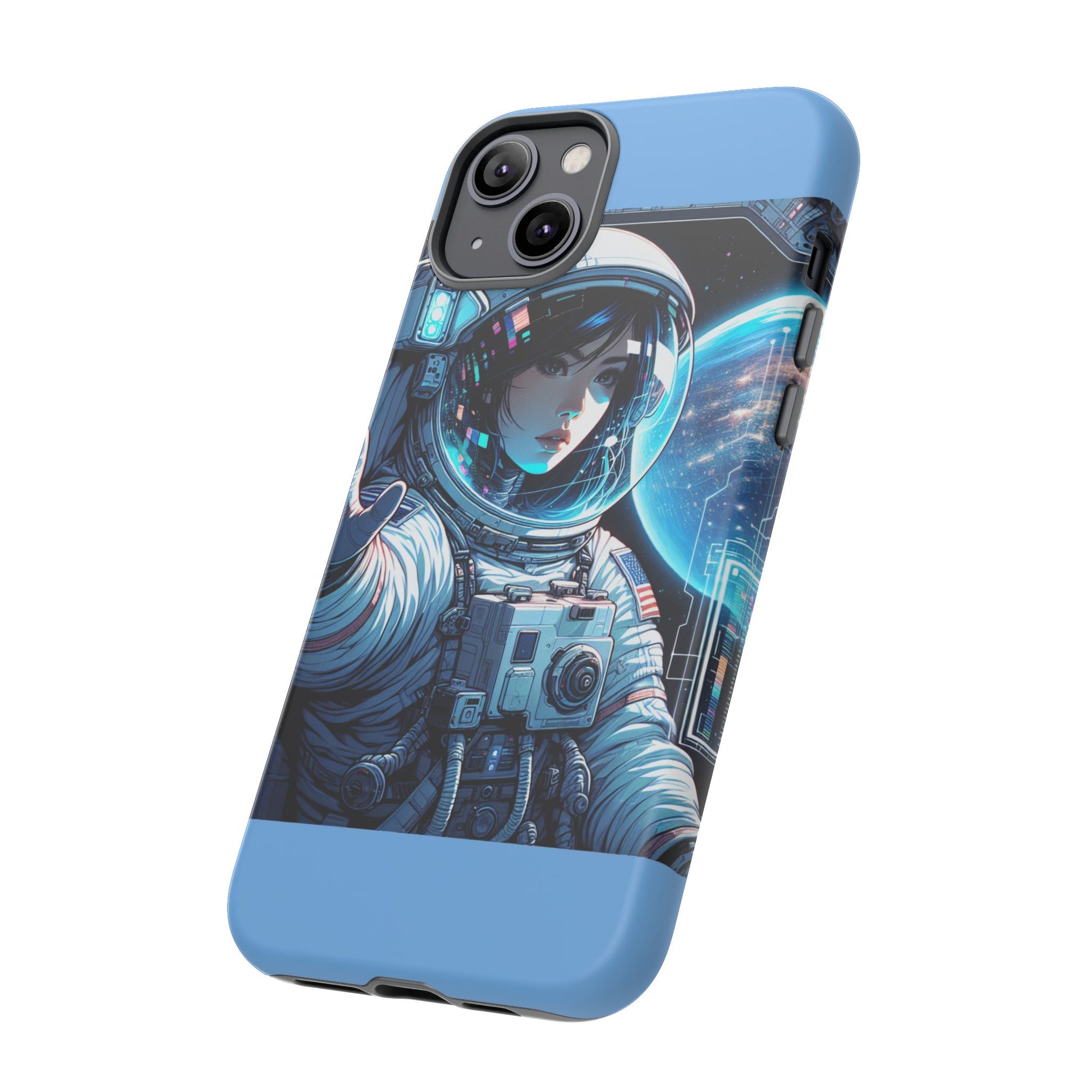 Astronaut Phone Case, Space-Themed Tough Case, Unique Gift for Science Lovers, Trendy Protection for Smartphones, Cool Tech Accessories