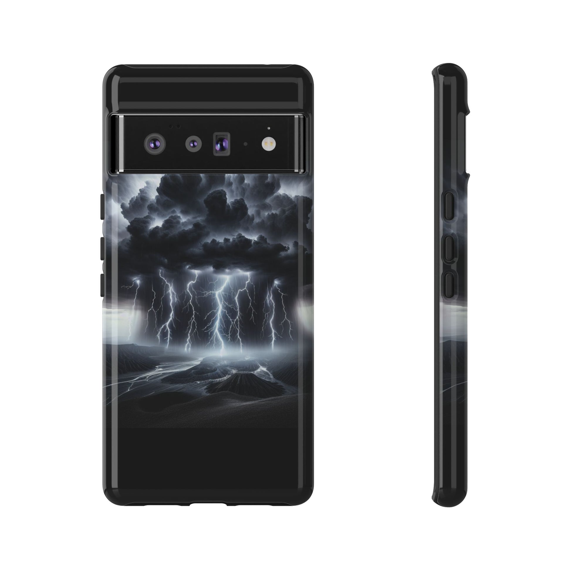 Tough Cases for the Bold: Stormy Thunder Phone Case, Lightning Protection, Durable Cover for Adventurers, Unique Gift for Nature [...]