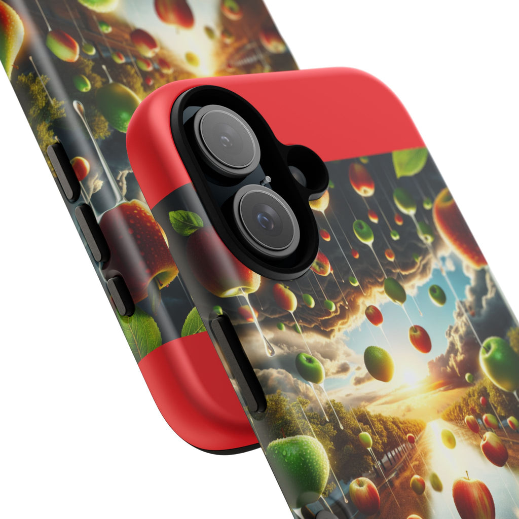 Vibrant Phone Case with Artistic Apple Design, Unique Gift for Art Lovers, Trendy Accessory for Any Occasion, Stylish Smartphone Cover