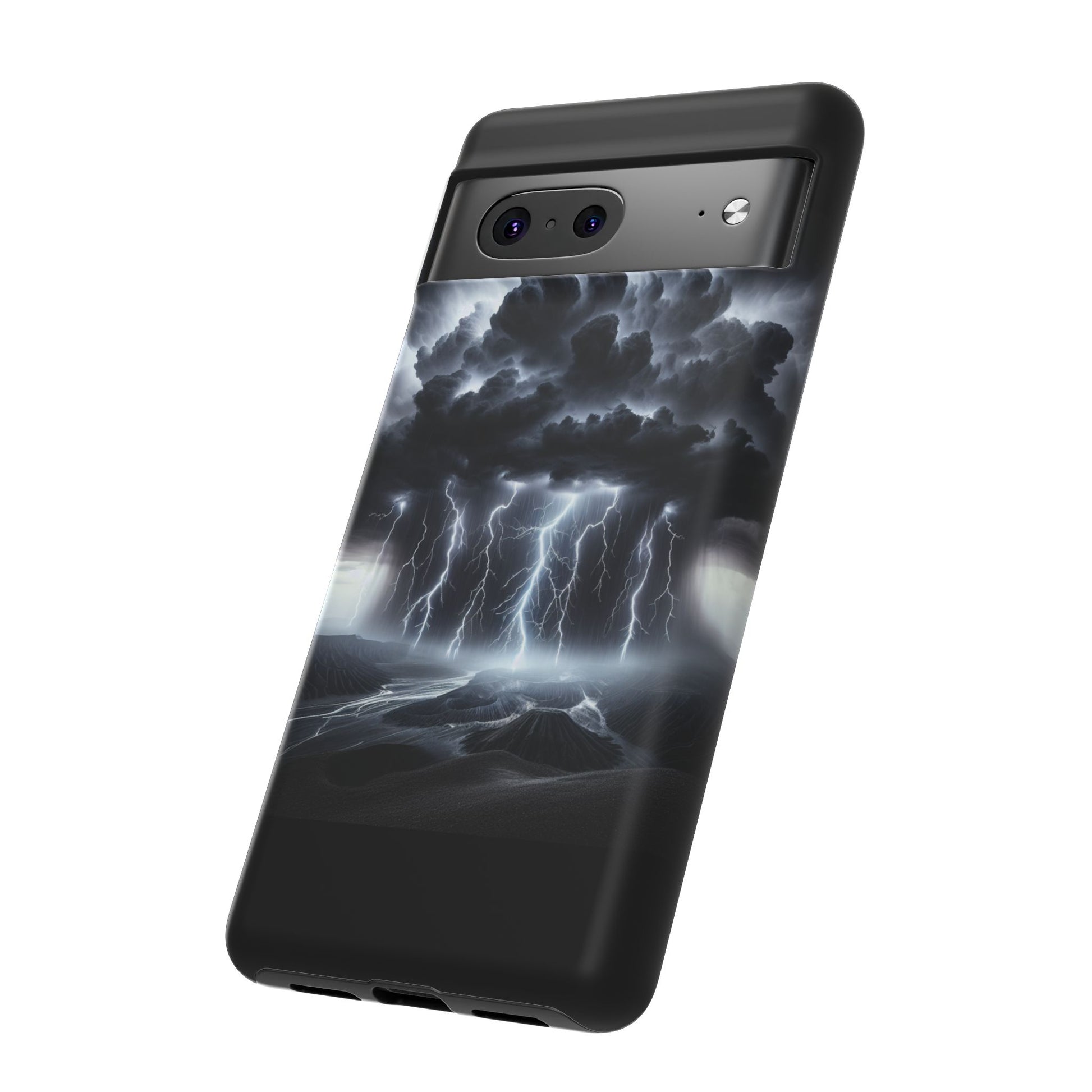 Tough Cases for the Bold: Stormy Thunder Phone Case, Lightning Protection, Durable Cover for Adventurers, Unique Gift for Nature [...]