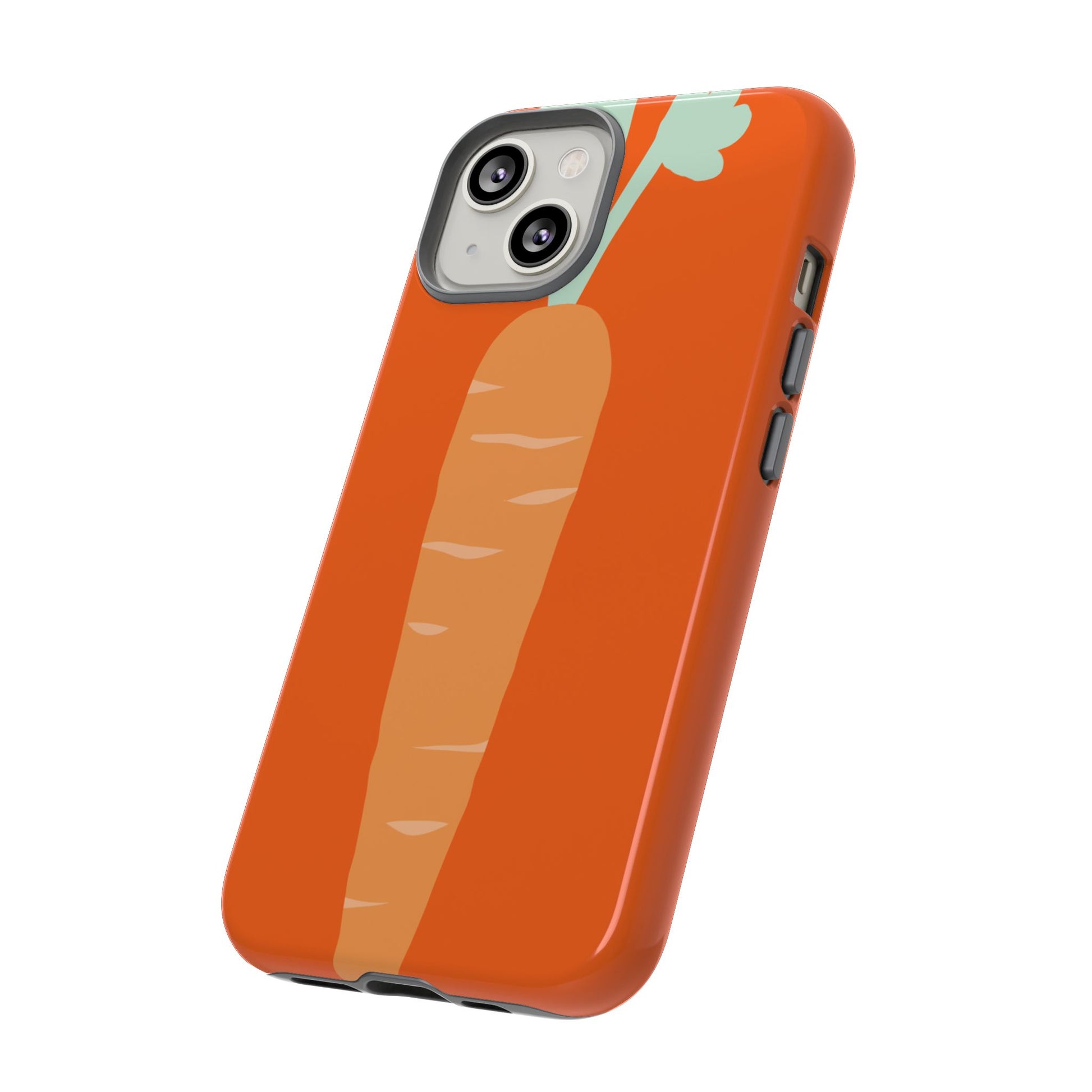 Tough Cases Carrot Phone Case, Cute Smartphone Cover, Fun Gift for Garden Lovers, Fall Decor, Vegan Accessories, Colorful Case