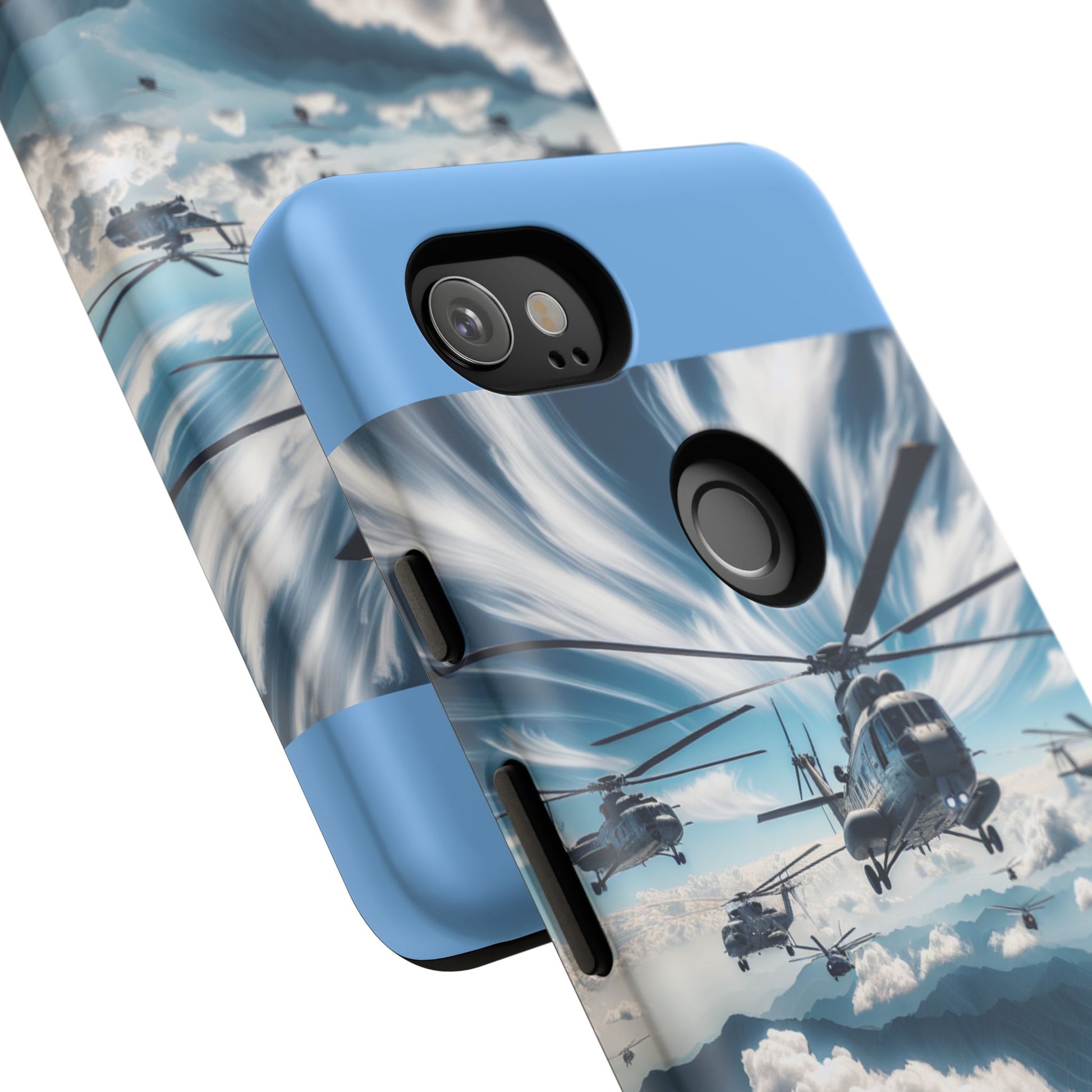Tough Cases - Helicopter Design Phone Case, Military Style Cover, Unique Gift for Aviation Lovers, Durable Phone Protector, Hobbyist [...]