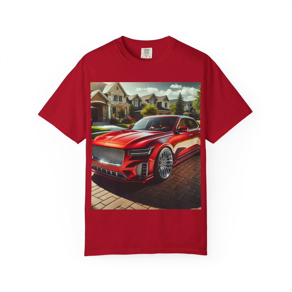 Sleek Car Graphic T-Shirt - Unisex Fashion Tee for Car Lovers, Perfect Gift for Birthdays, Car Shows, and Road Trips
