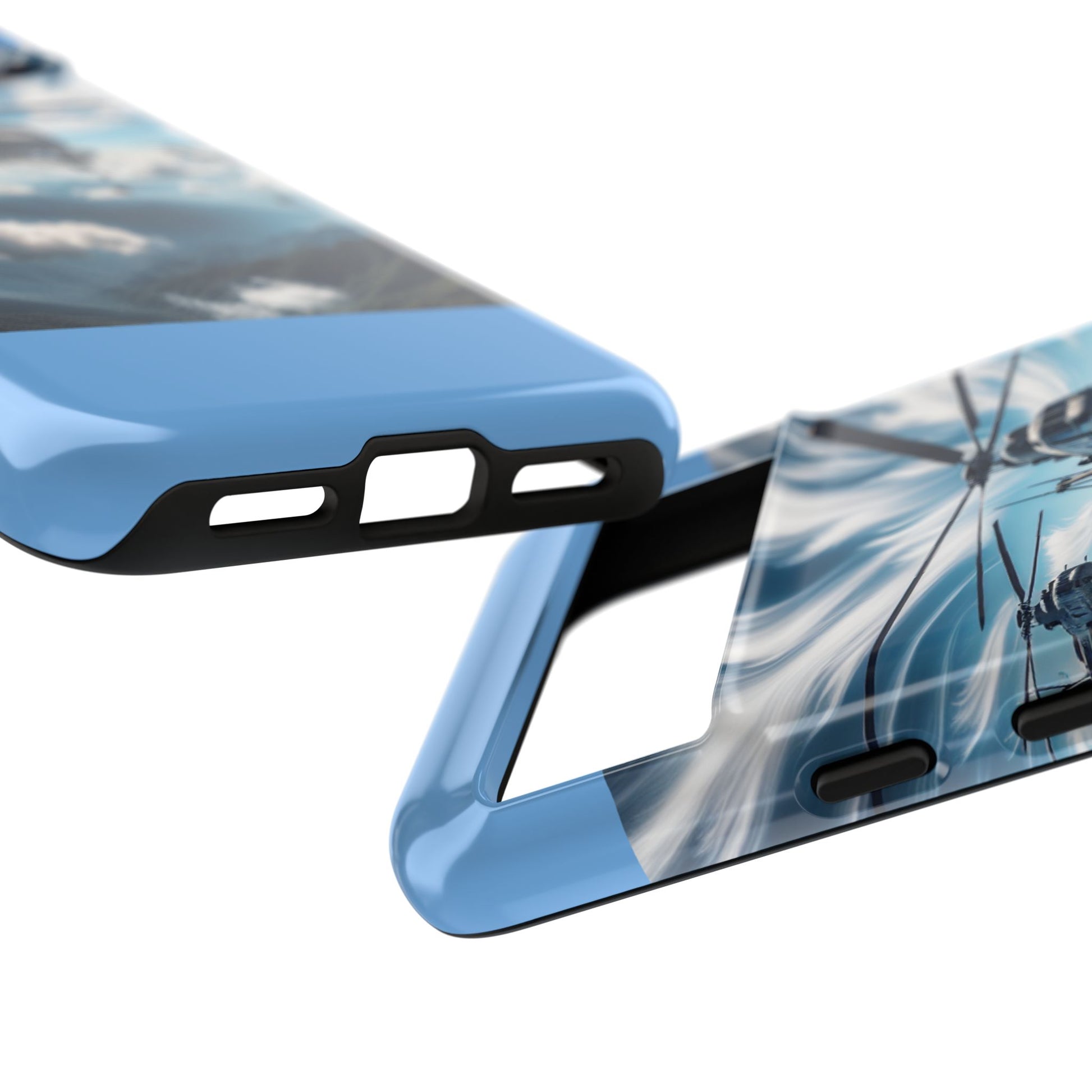 Tough Cases - Helicopter Design Phone Case, Military Style Cover, Unique Gift for Aviation Lovers, Durable Phone Protector, Hobbyist [...]