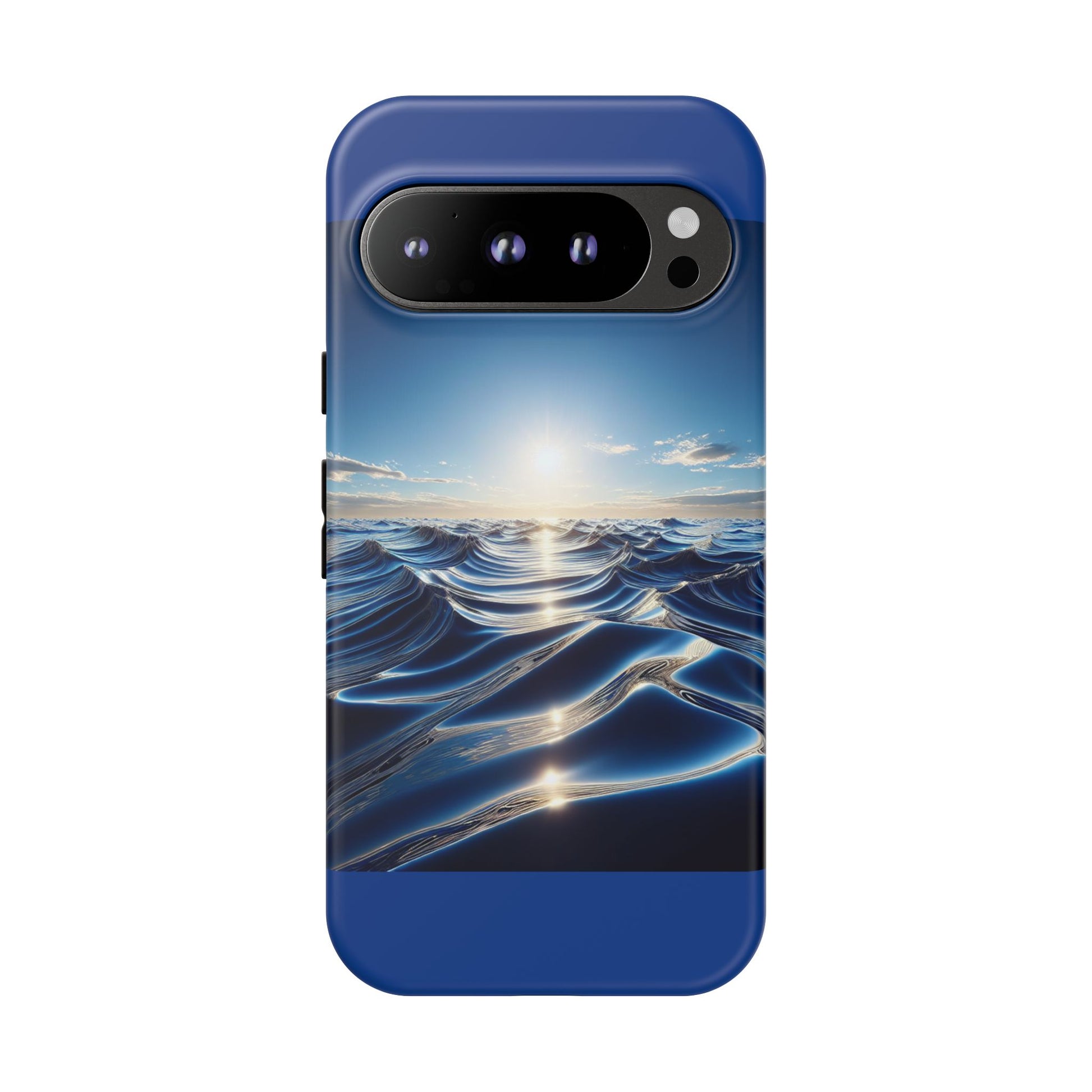 Ocean Wave Phone Case, Tough Phone Cover, Stylish Cell Case, Gift for Beach Lovers, Customizable Phone Accessory