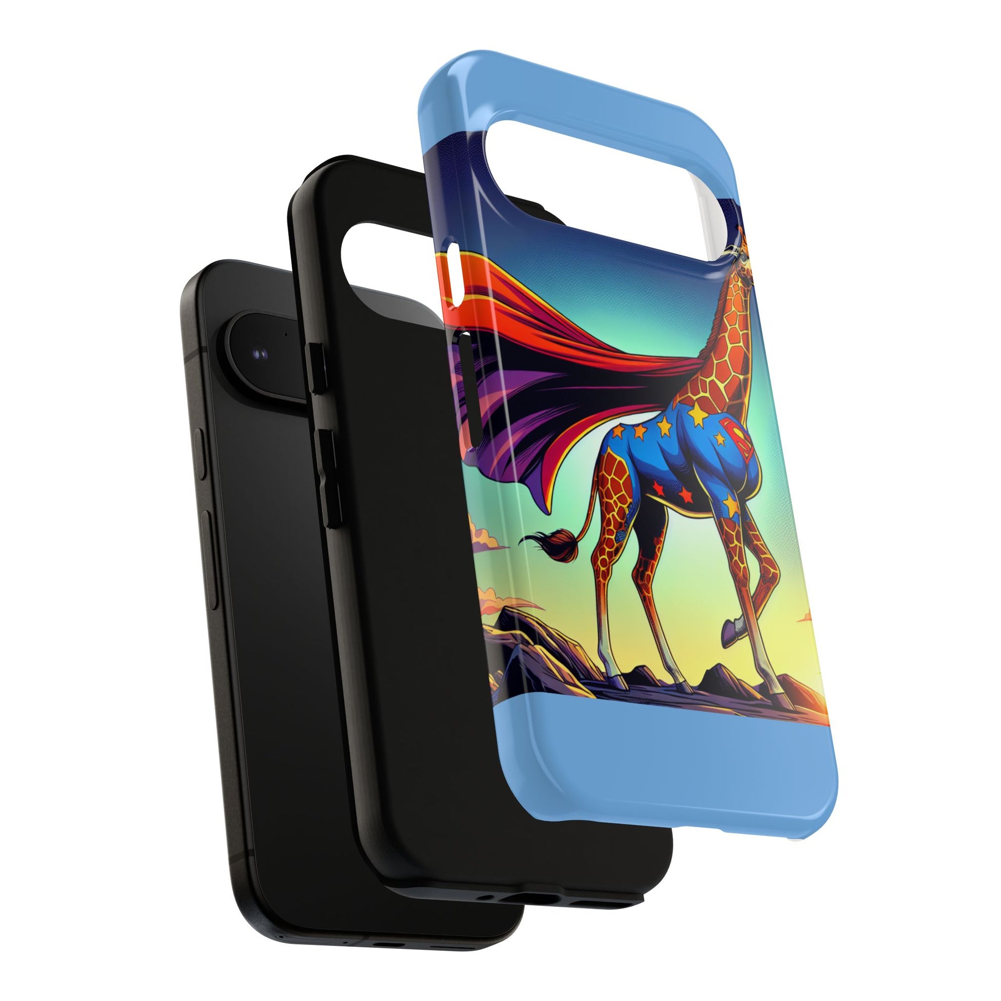 Superhero Giraffe Phone Case | Tough Cases, Unique Gifts, Animal Lover Accessories, Fun Tech Protectors, Cute Phone Covers, Birthday Gift