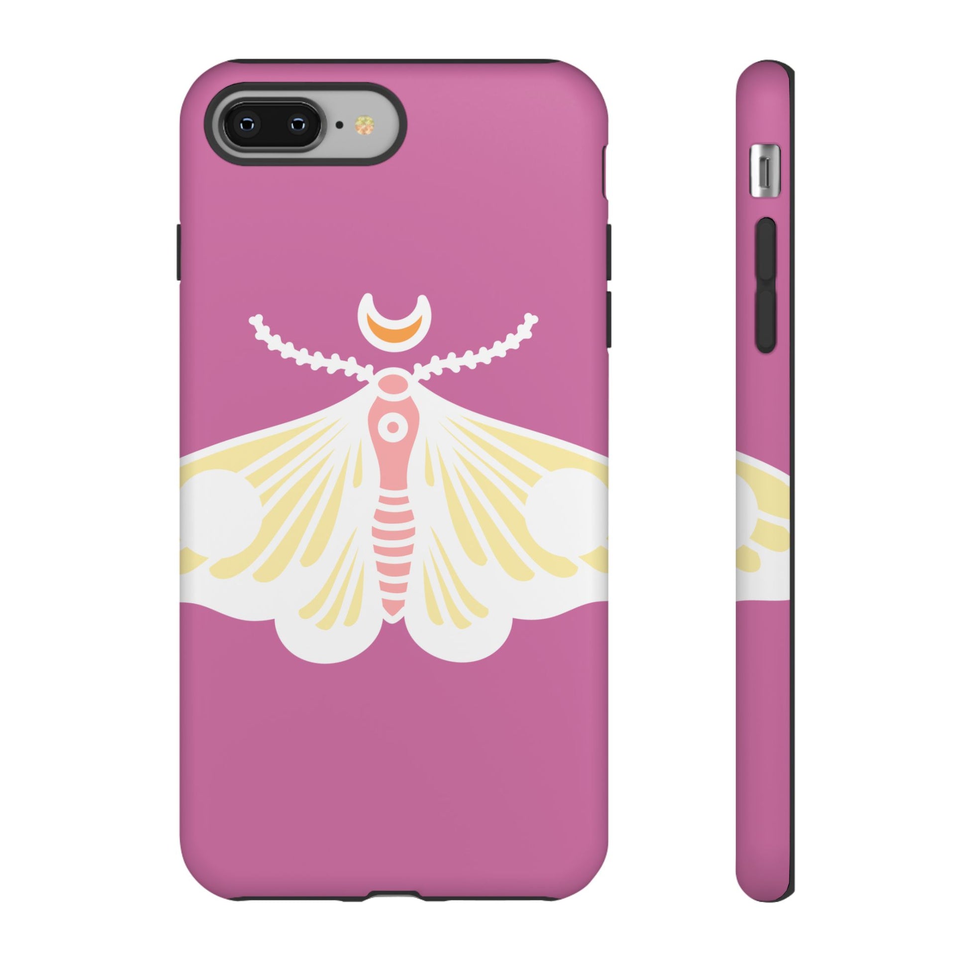 Colorful Moth Phone Case | Tough Cases for iPhone, Unique Gift, Nature Lovers, Boho Style, Trendy Accessories