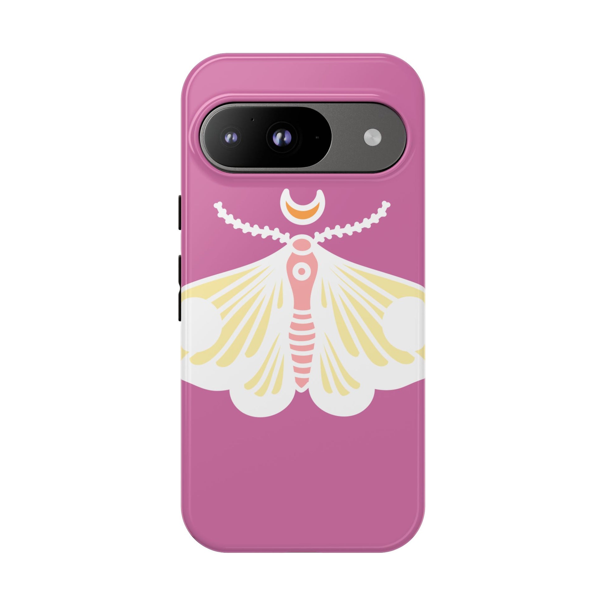 Colorful Moth Phone Case | Tough Cases for iPhone, Unique Gift, Nature Lovers, Boho Style, Trendy Accessories