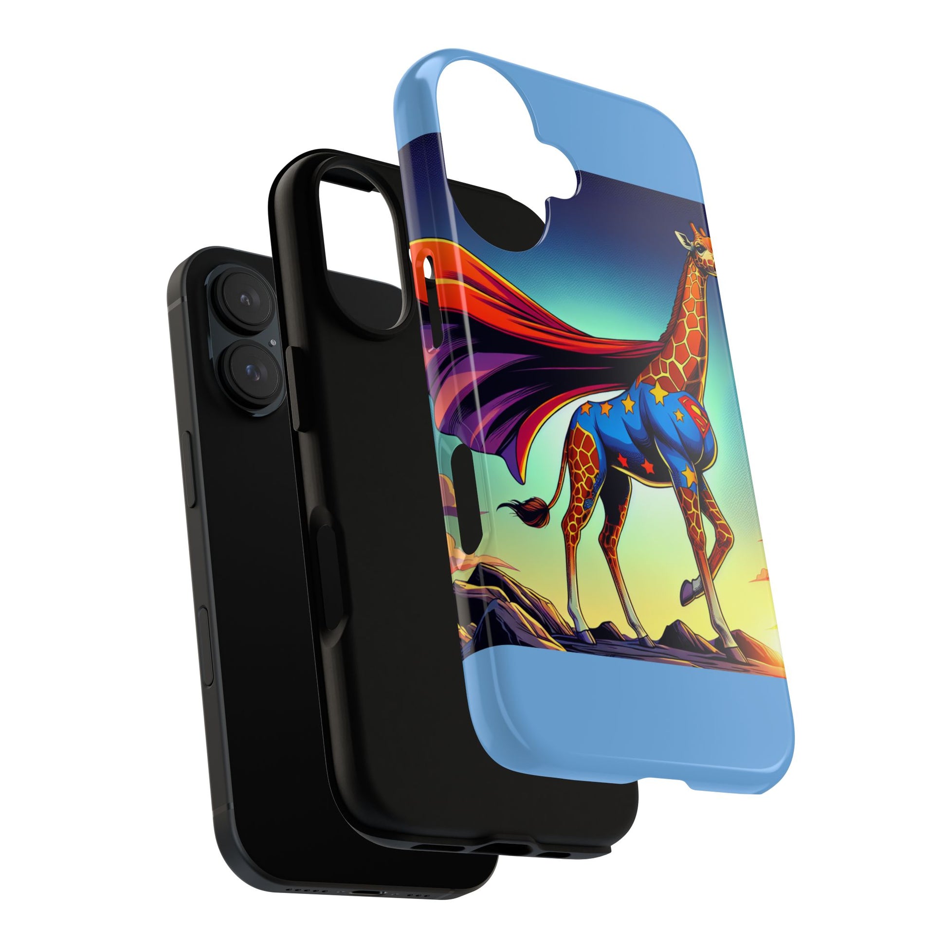 Superhero Giraffe Phone Case | Tough Cases, Unique Gifts, Animal Lover Accessories, Fun Tech Protectors, Cute Phone Covers, Birthday Gift