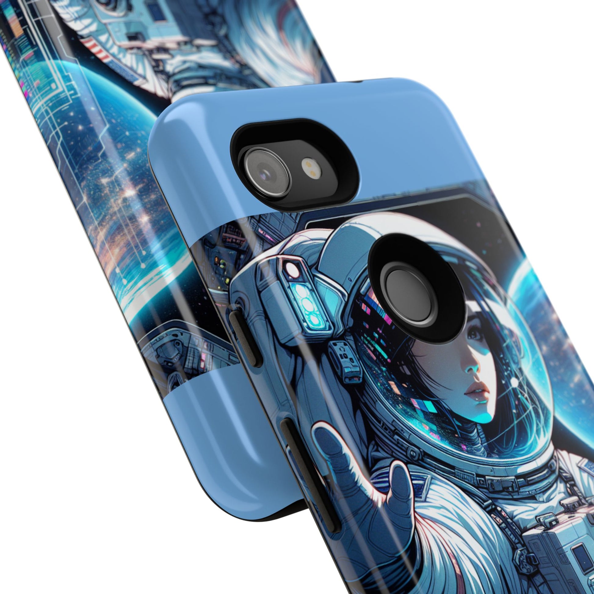 Astronaut Phone Case, Space-Themed Tough Case, Unique Gift for Science Lovers, Trendy Protection for Smartphones, Cool Tech Accessories
