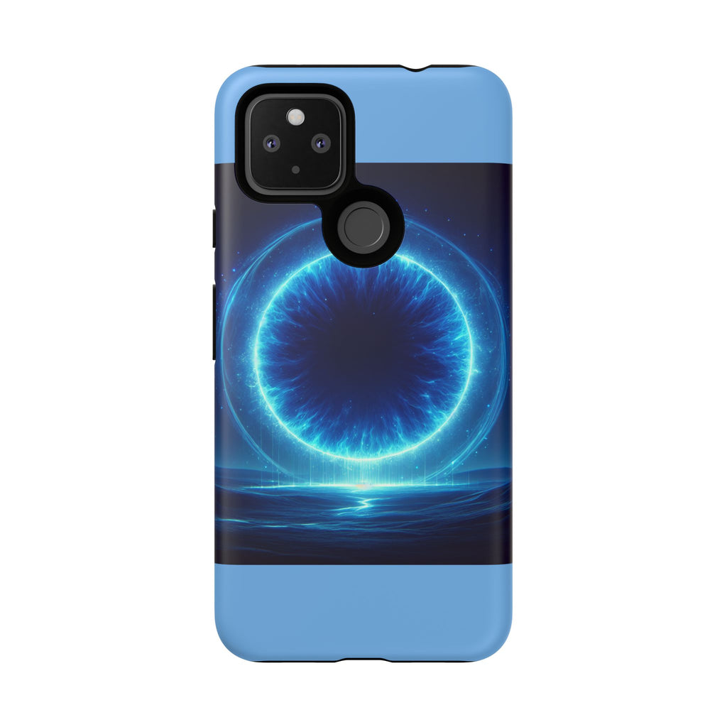 Blue Galaxy Phone Case, Tough Phone Cover, Cosmic Protection Case, Space Design, Gift for Space Lovers