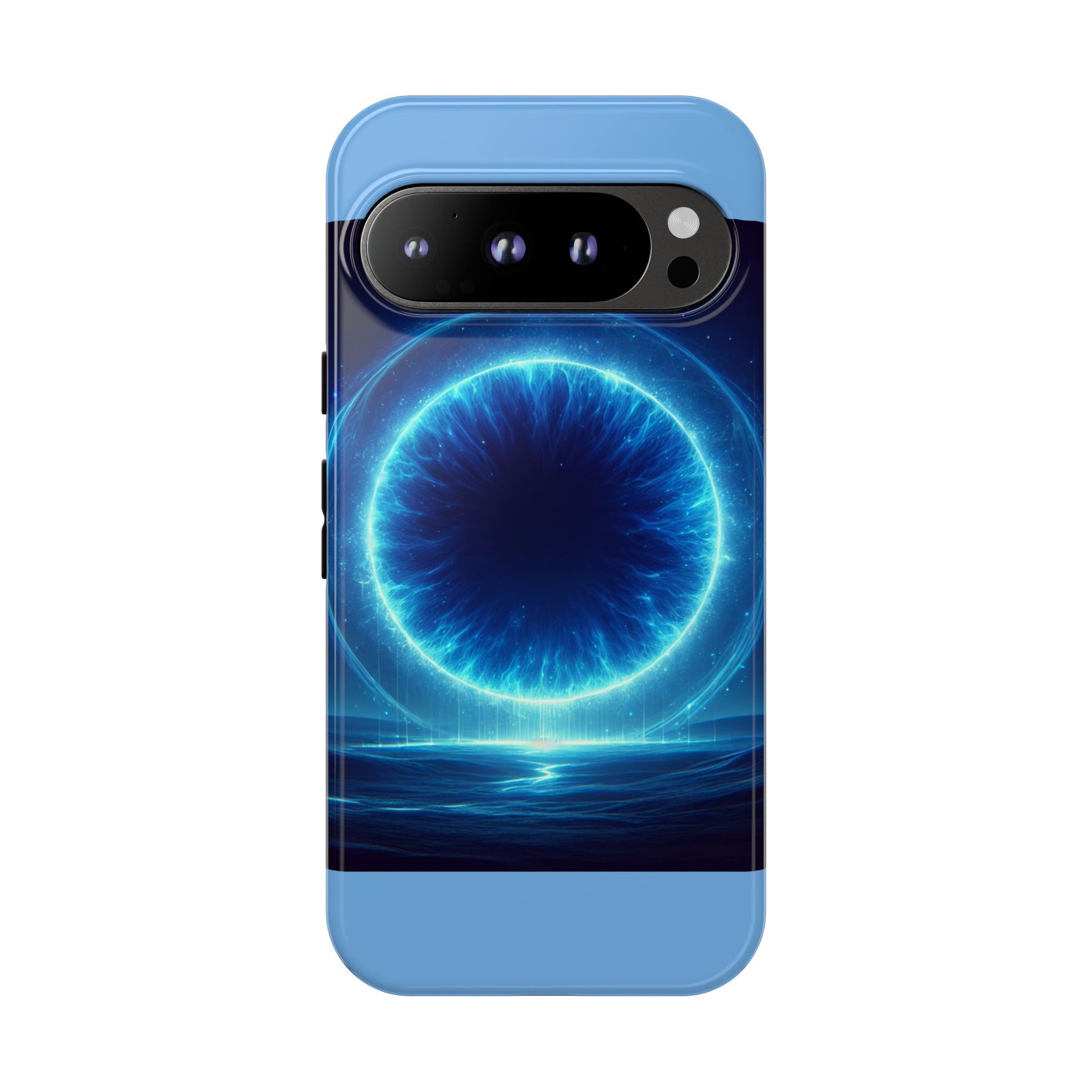 Blue Galaxy Phone Case, Tough Phone Cover, Cosmic Protection Case, Space Design, Gift for Space Lovers