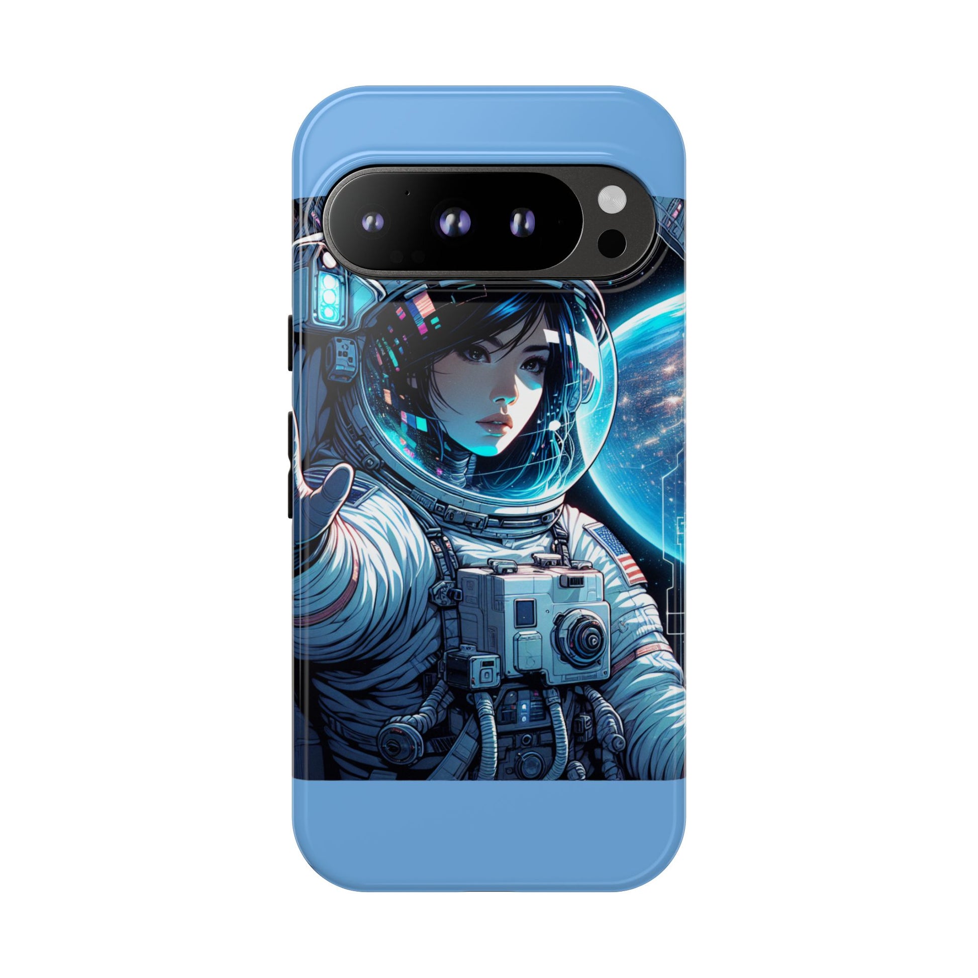 Astronaut Phone Case, Space-Themed Tough Case, Unique Gift for Science Lovers, Trendy Protection for Smartphones, Cool Tech Accessories