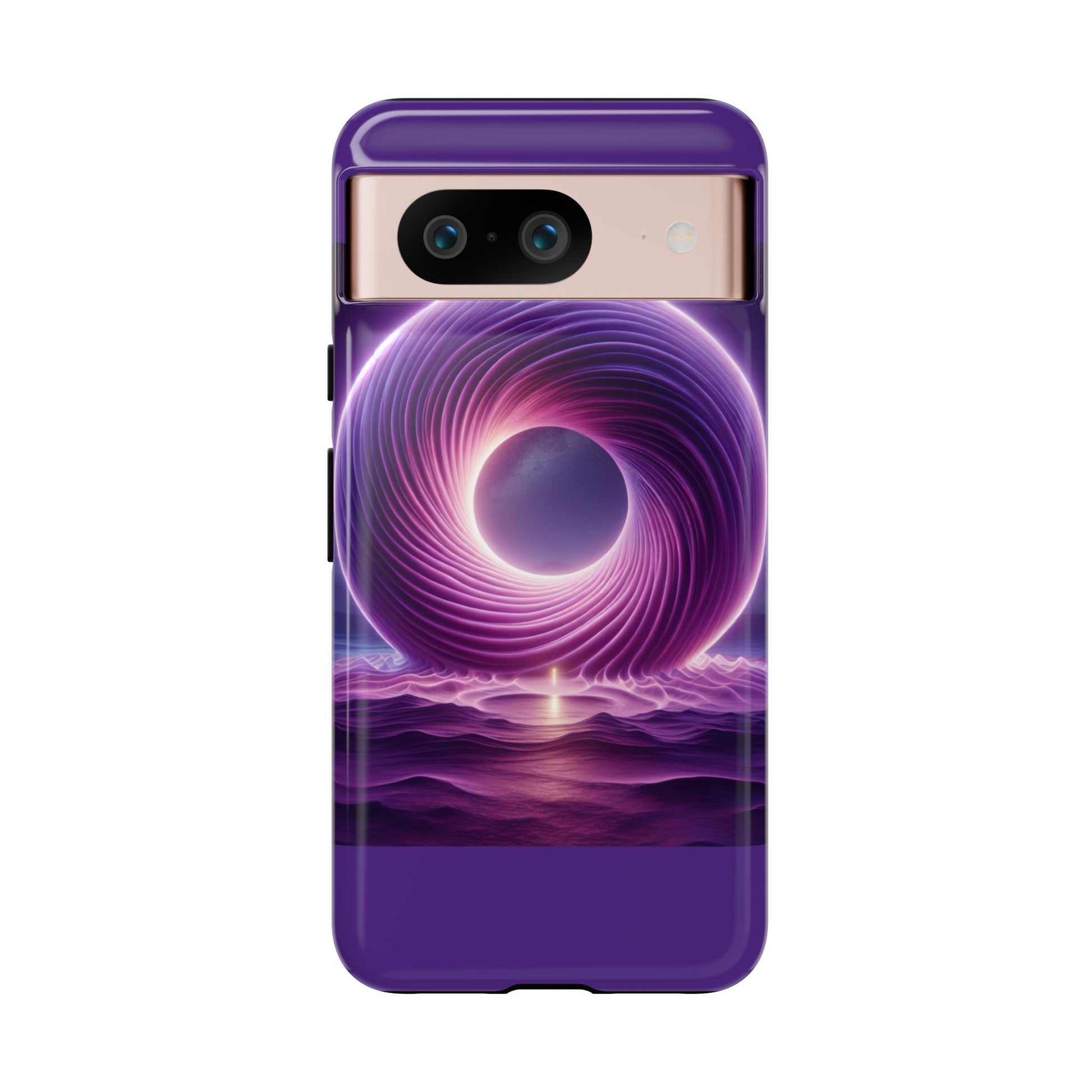 Colorful Phone Case with Swirling Design, Tough Phone Cover, Cosmic Phone Protector, Unique Gift for Tech Lovers, Stylish Smartphone Shell