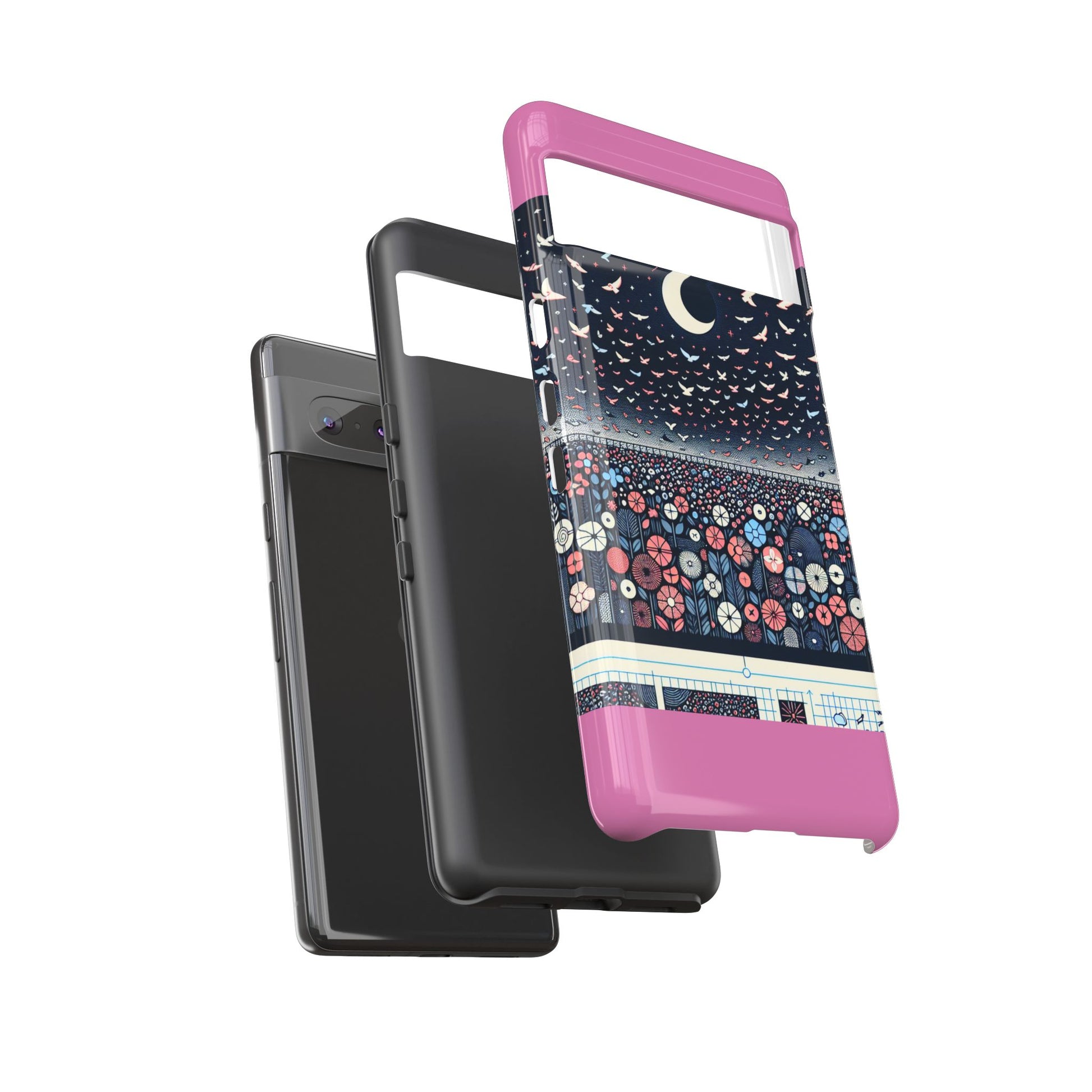 Floral Phone Case, Tough Cases for iPhone, Nature-Inspired Design, Gift for Her, Stylish Protection, Trending Accessory