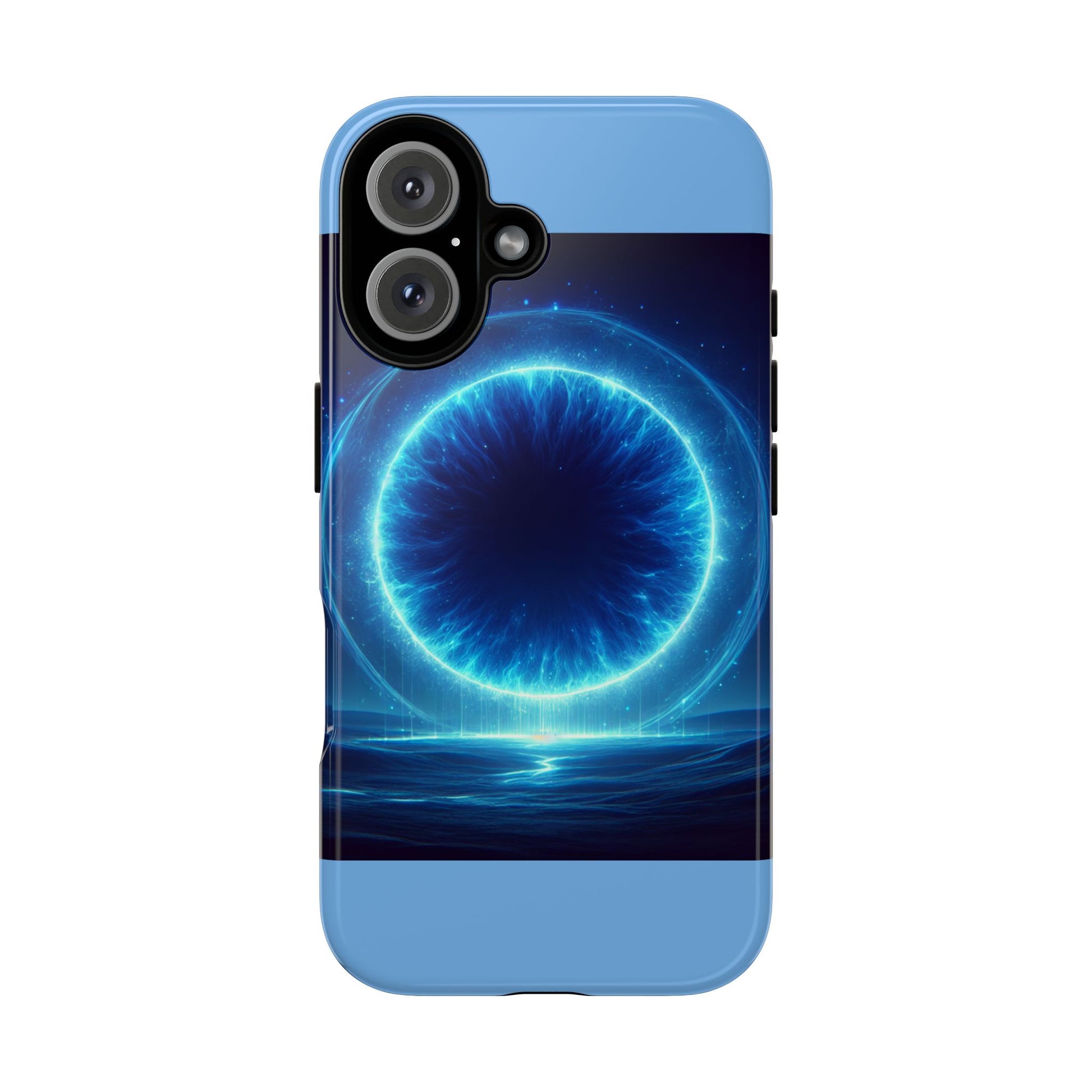 Blue Galaxy Phone Case, Tough Phone Cover, Cosmic Protection Case, Space Design, Gift for Space Lovers