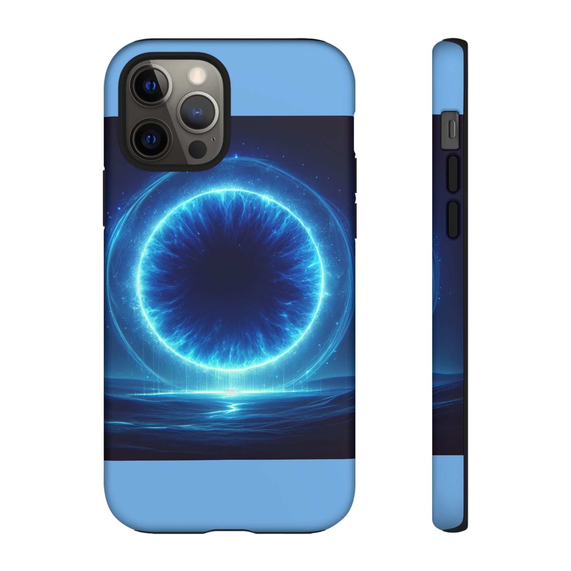 Blue Galaxy Phone Case, Tough Phone Cover, Cosmic Protection Case, Space Design, Gift for Space Lovers