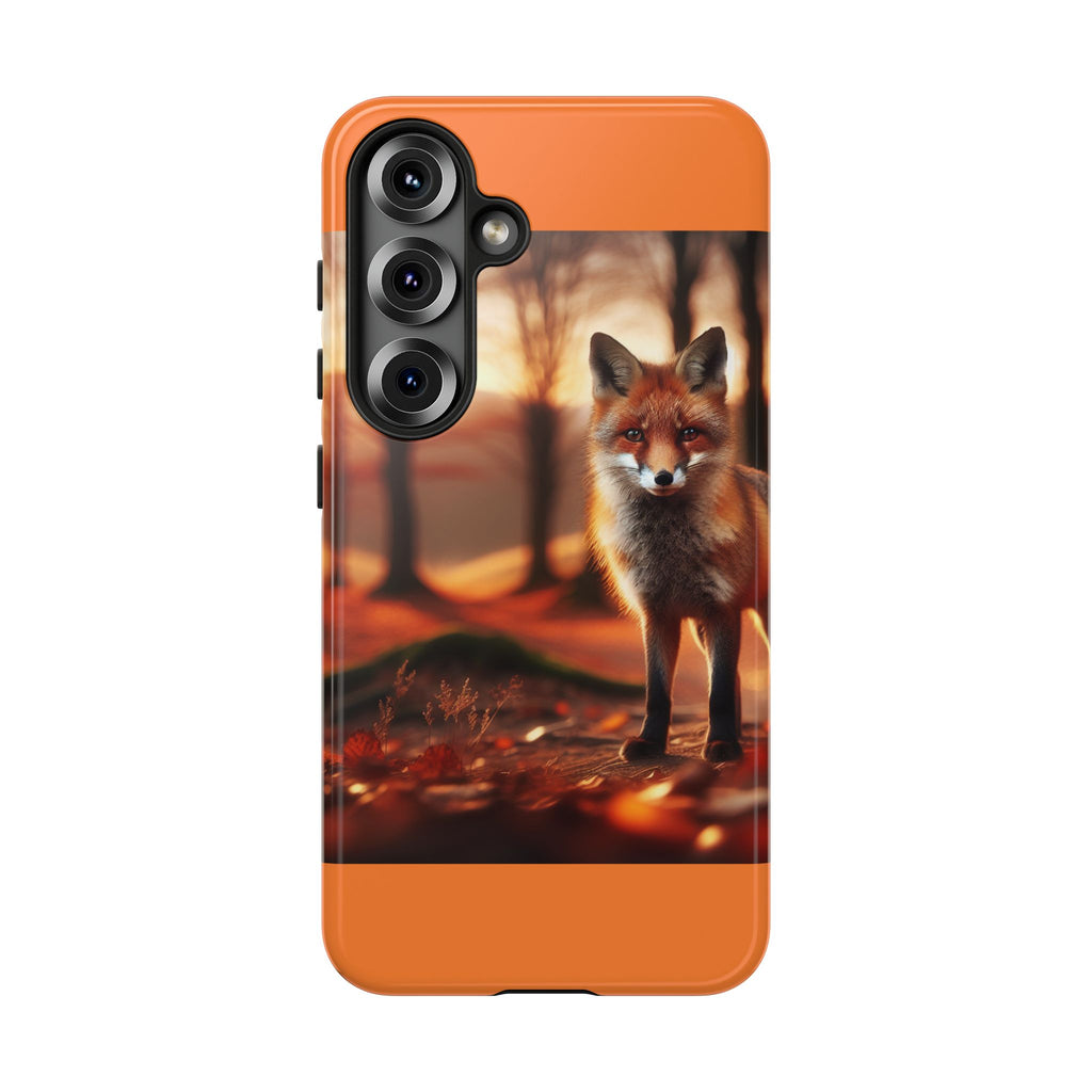 Fox Phone Case with Autumn Vibe, Fall Aesthetic, Nature Lover Gift, Tough Protection, Cute Animal Design