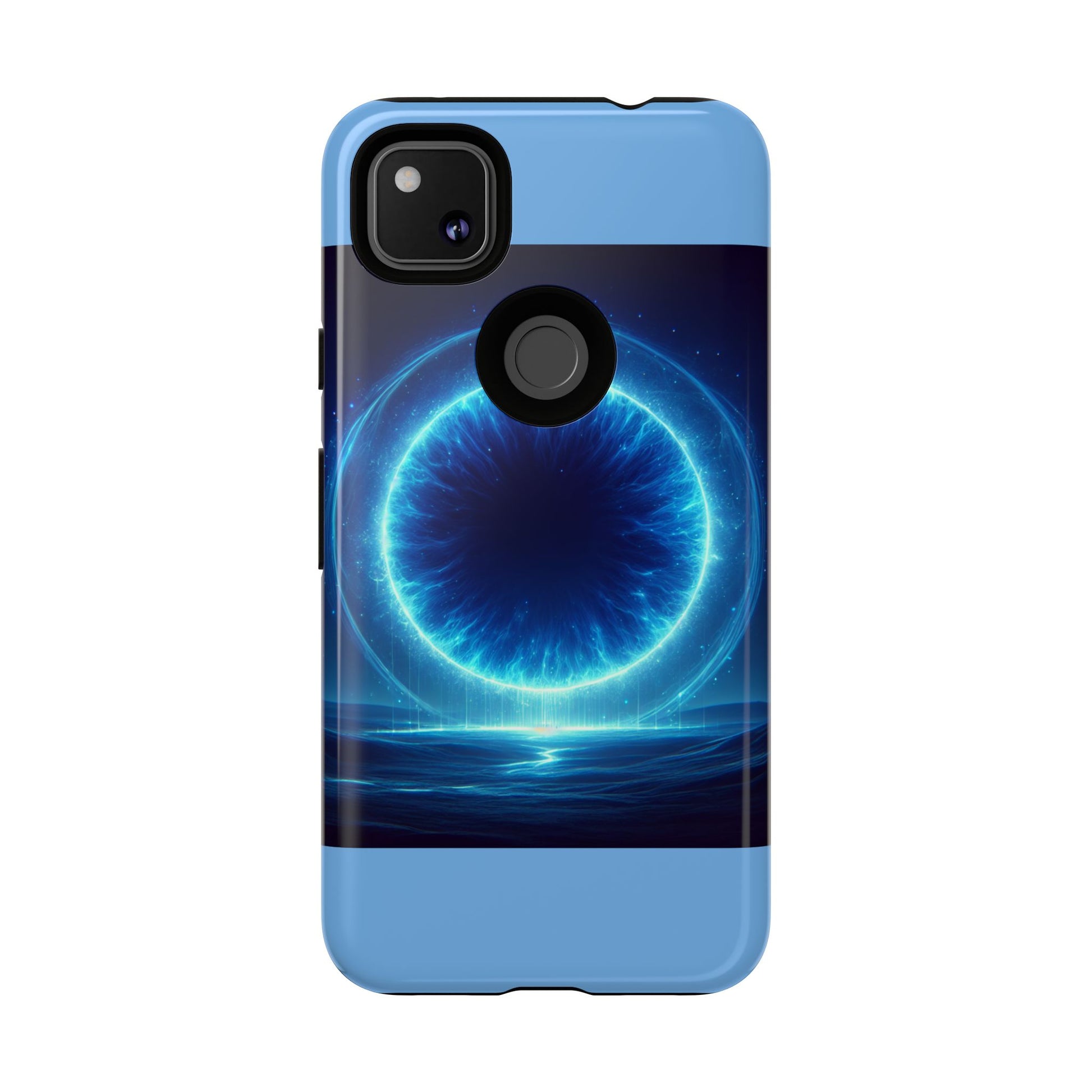 Blue Galaxy Phone Case, Tough Phone Cover, Cosmic Protection Case, Space Design, Gift for Space Lovers