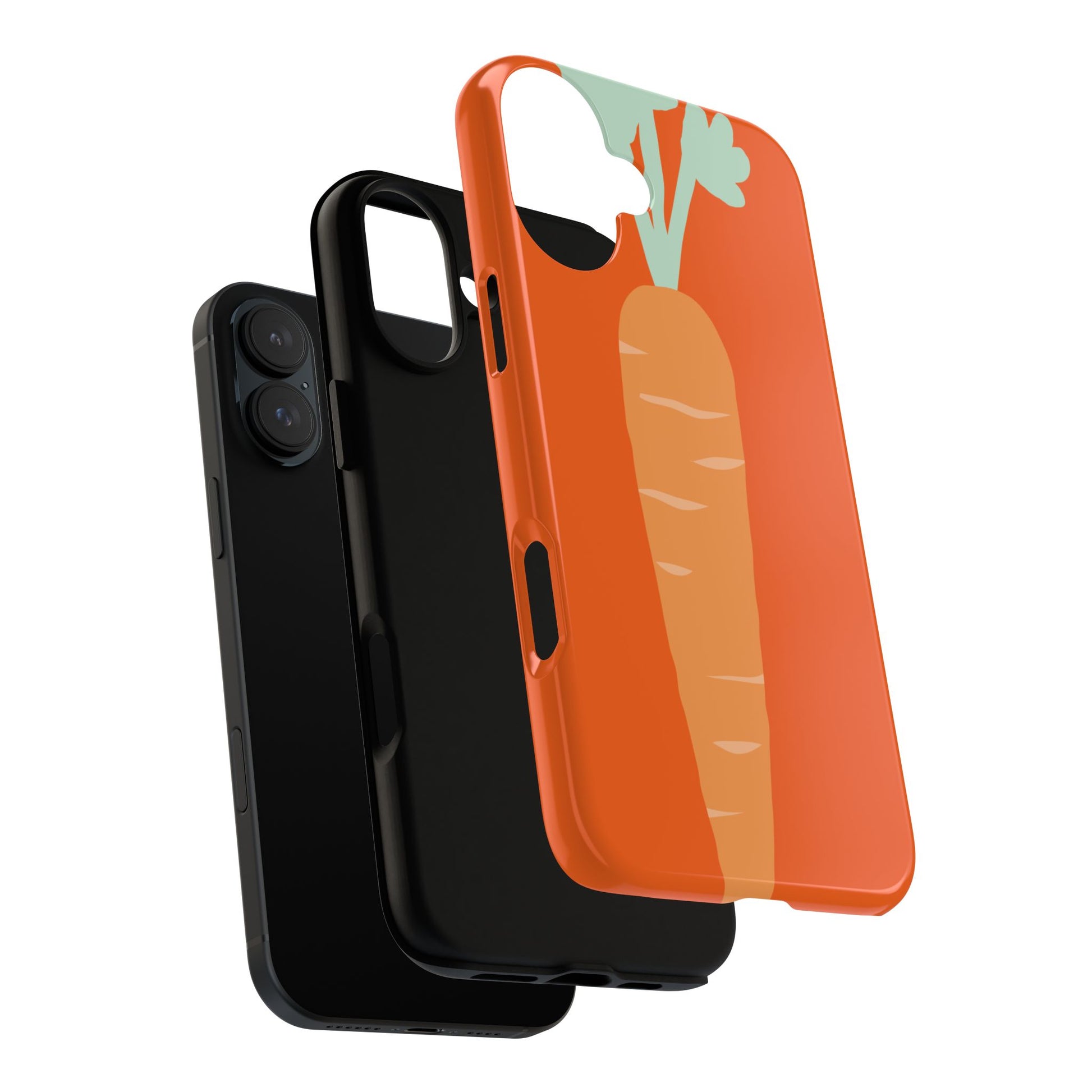 Tough Cases Carrot Phone Case, Cute Smartphone Cover, Fun Gift for Garden Lovers, Fall Decor, Vegan Accessories, Colorful Case