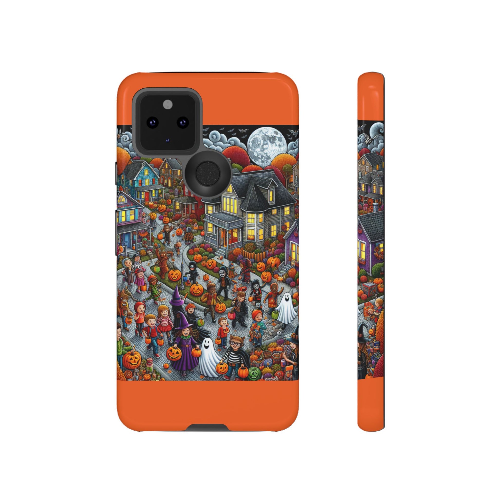 Halloween Phone Case, Tough Cases for Spooky Season, Fall Decor, Trick or Treat, Pumpkin Lovers, Ghost Design